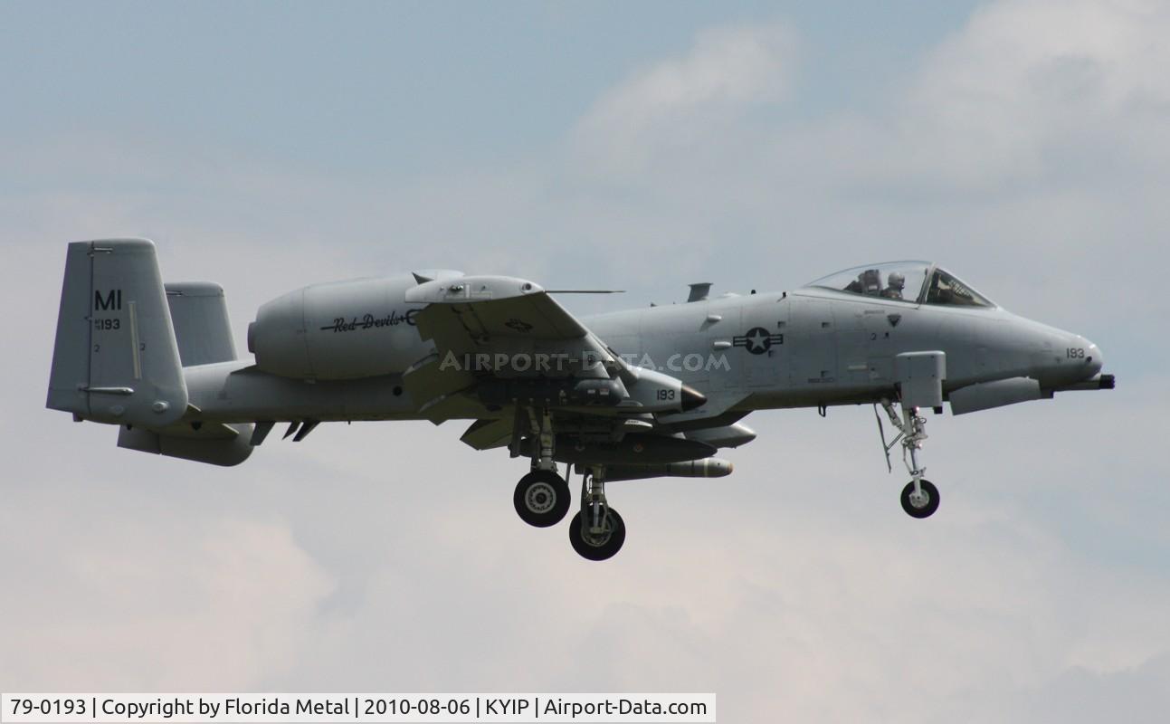79-0193, 1979 Fairchild Republic A-10C Thunderbolt II C/N A10-0457, Thunder Over Michigan 2010