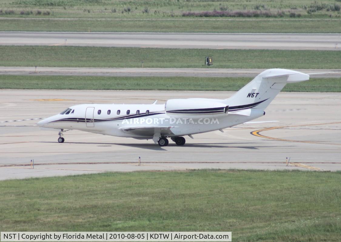 N5T, 2000 Cessna 750 Citation X C/N 750-0104, DTW spotting