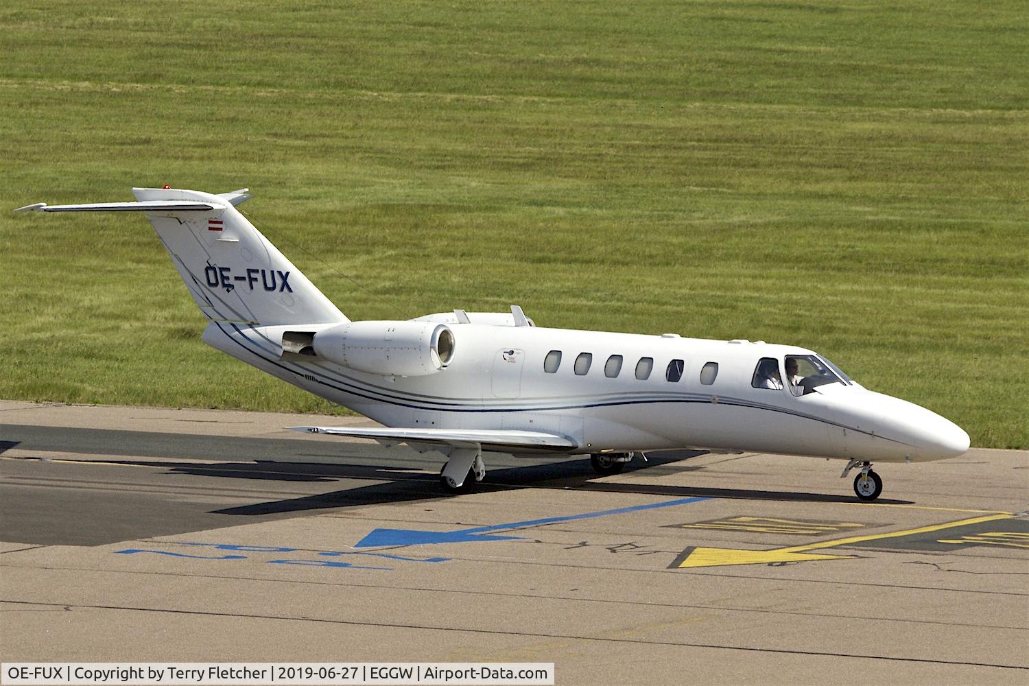 OE-FUX, 2002 Cessna 525A CitationJet CJ2 C/N 525A-0106, at Luton