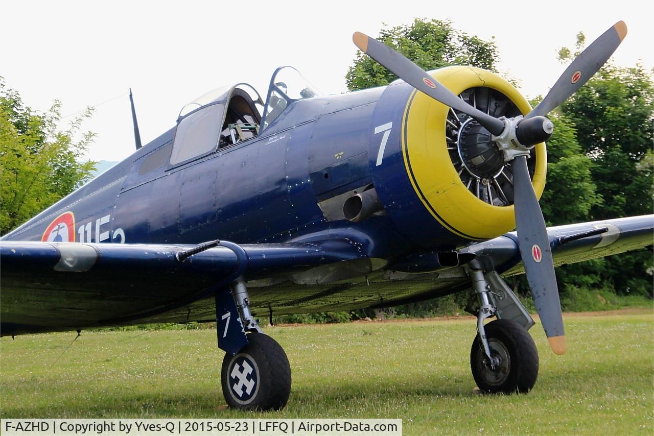 F-AZHD, North American NA-68 C/N SA-30, North American NA-68, Static display, La Ferté-Alais (LFFQ) Air show 2015