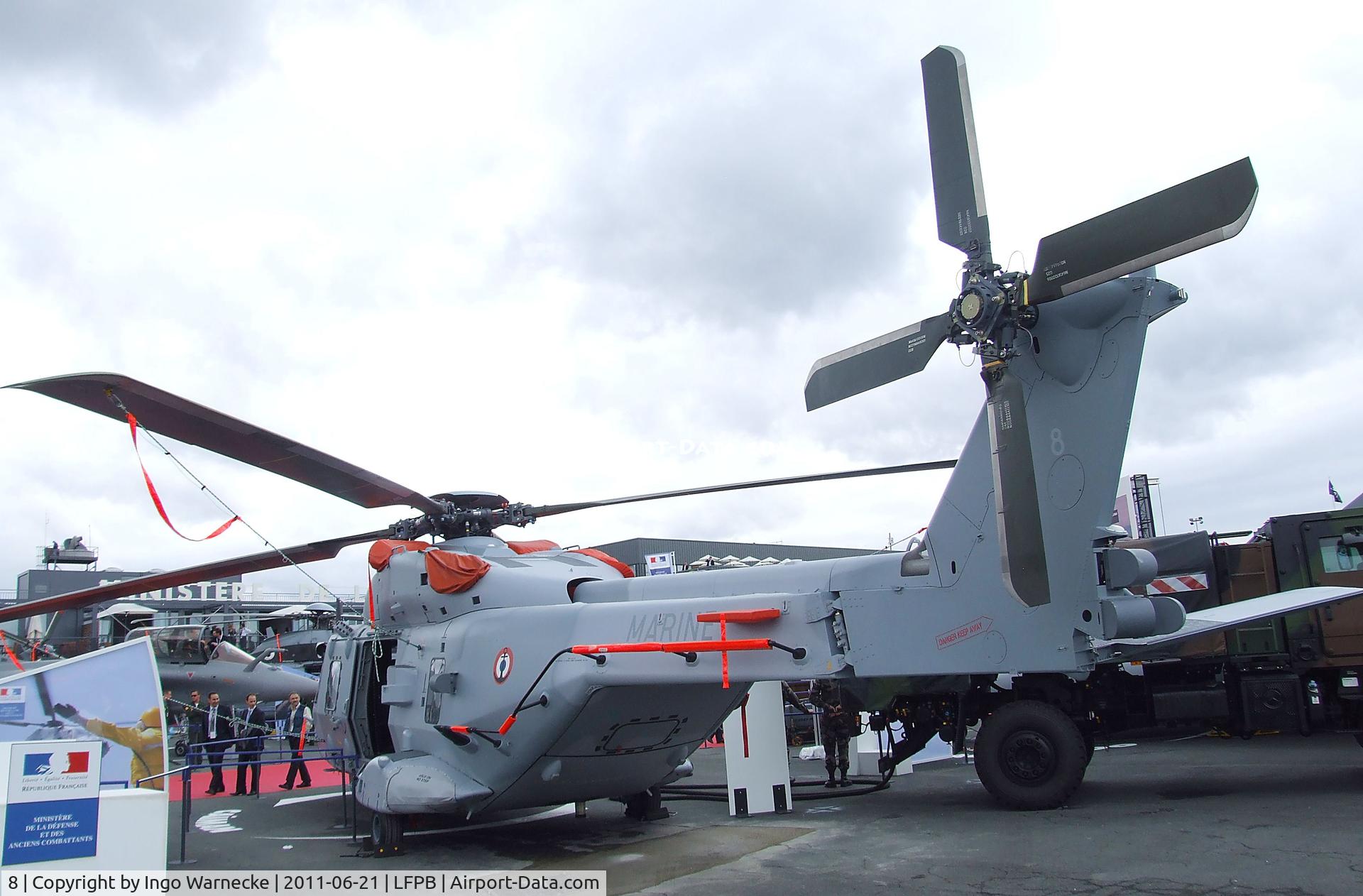 8, NHI NH-90 NFH Caiman C/N NFRS 08, NHI NH90 NFH Caiman of the Aeronavale at the Aerosalon 2011, Paris