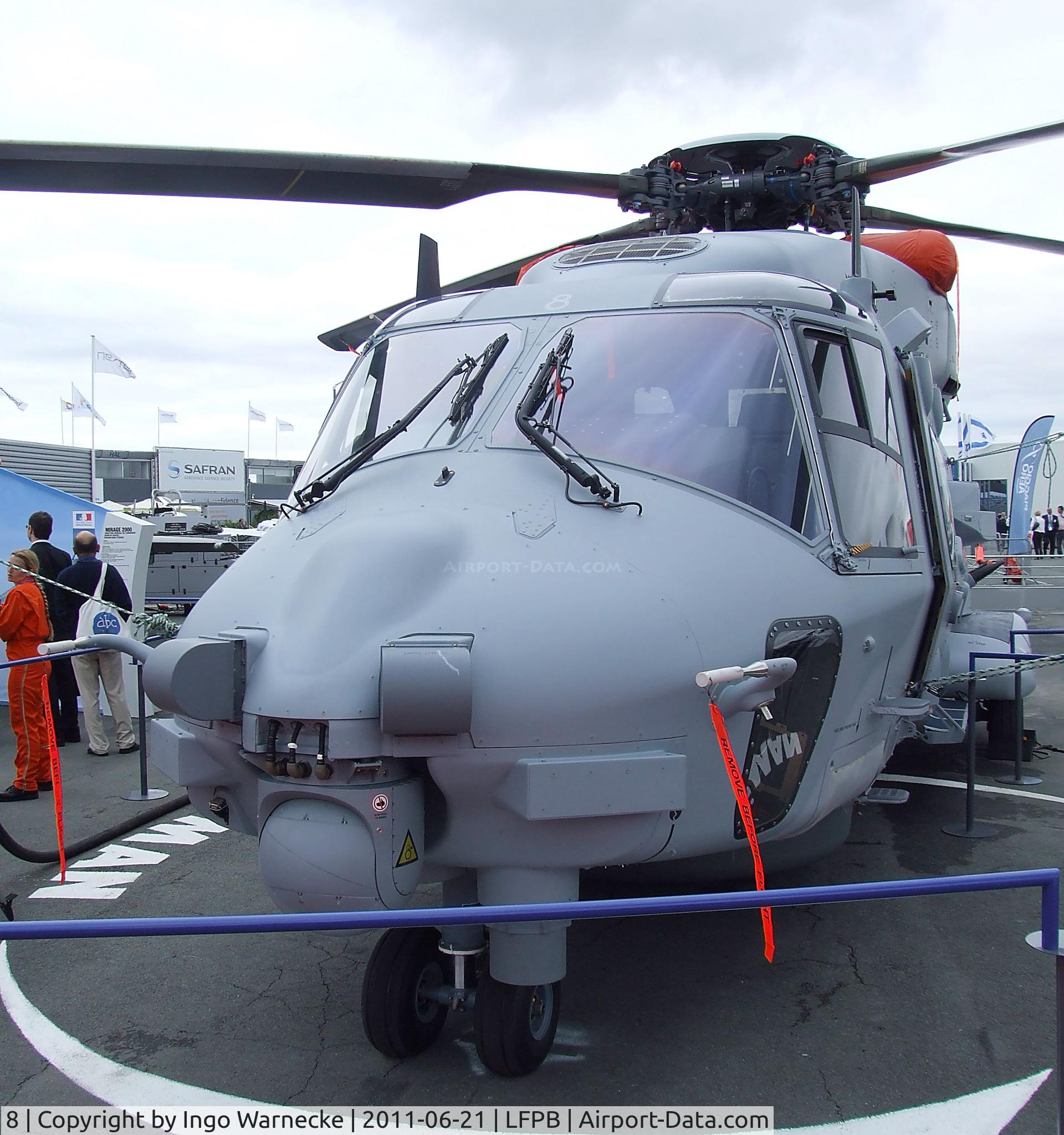 8, NHI NH-90 NFH Caiman C/N NFRS 08, NHI NH90 NFH Caiman of the Aeronavale at the Aerosalon 2011, Paris