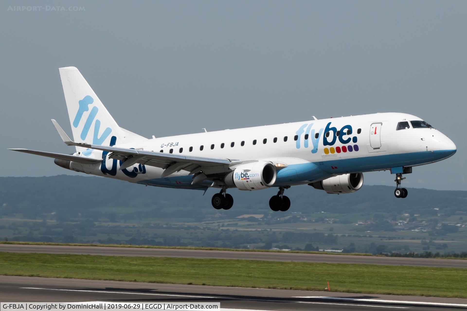 G-FBJA, 2011 Embraer 175STD (ERJ-170-200) C/N 17000326, Landing RWY 09