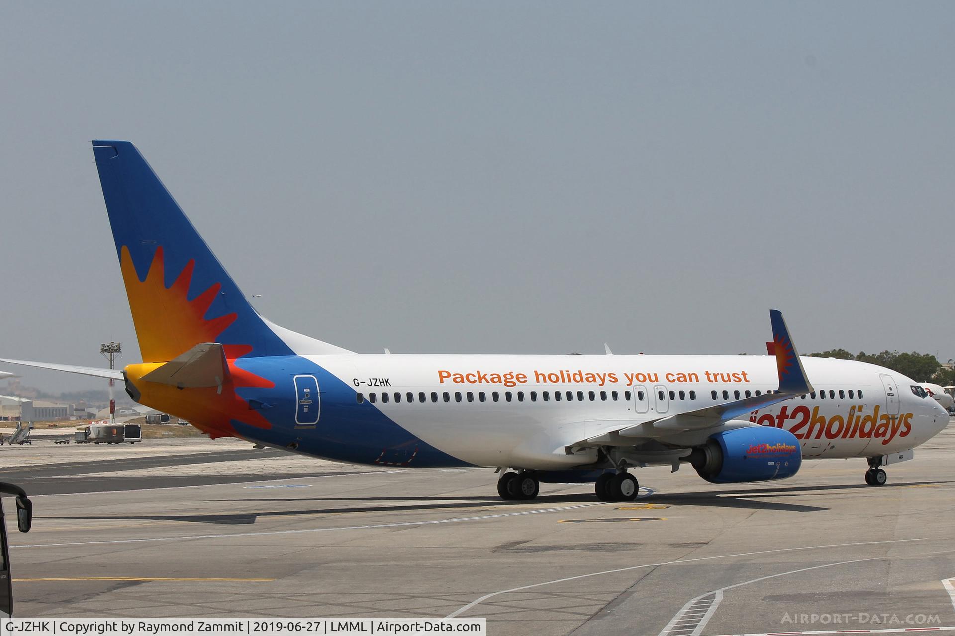 G-JZHK, 2016 Boeing 737-800 C/N 63145, B737-800 G-JZHK Jet2Com