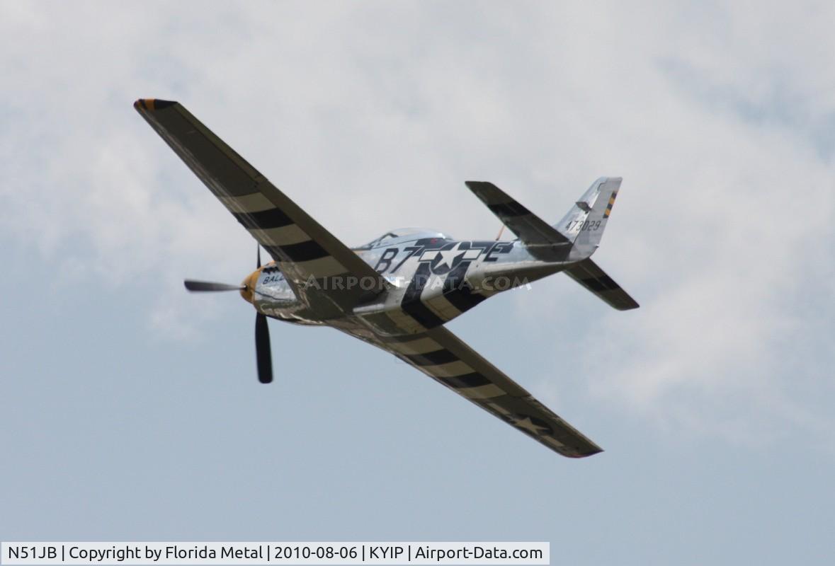 N51JB, 1944 North American P-51D Mustang C/N 122-39488, Thunder Over Michigan 2010