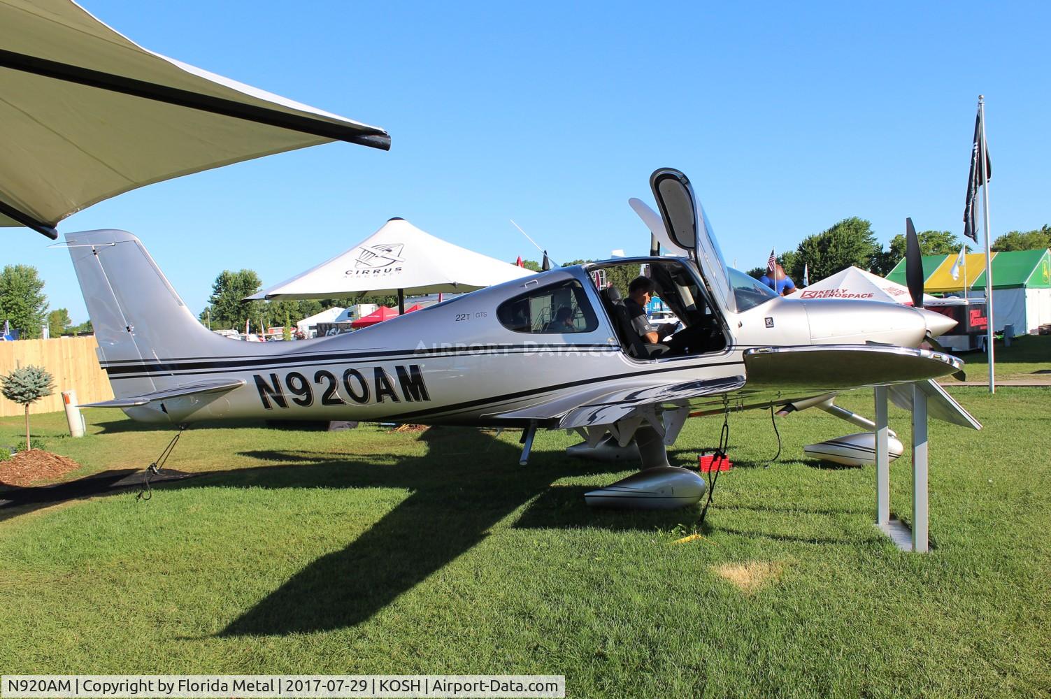 N920AM, 2017 Cirrus SR-22T C/N 1569, Air Venture 2017