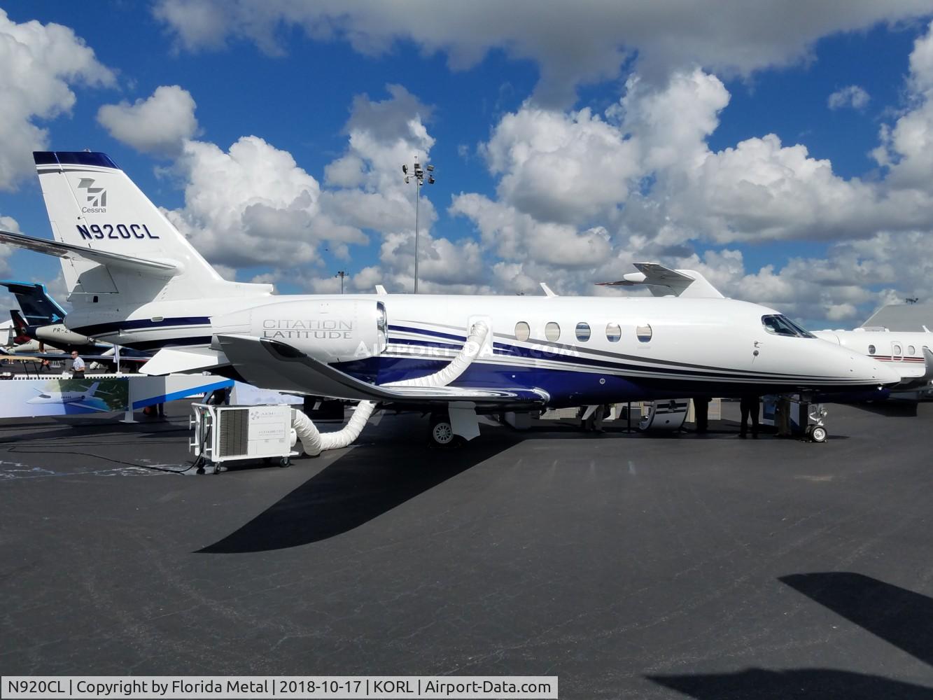 N920CL, 2016 Cessna 680A Citation Latitude C/N 680A-0020, NBAA 2018