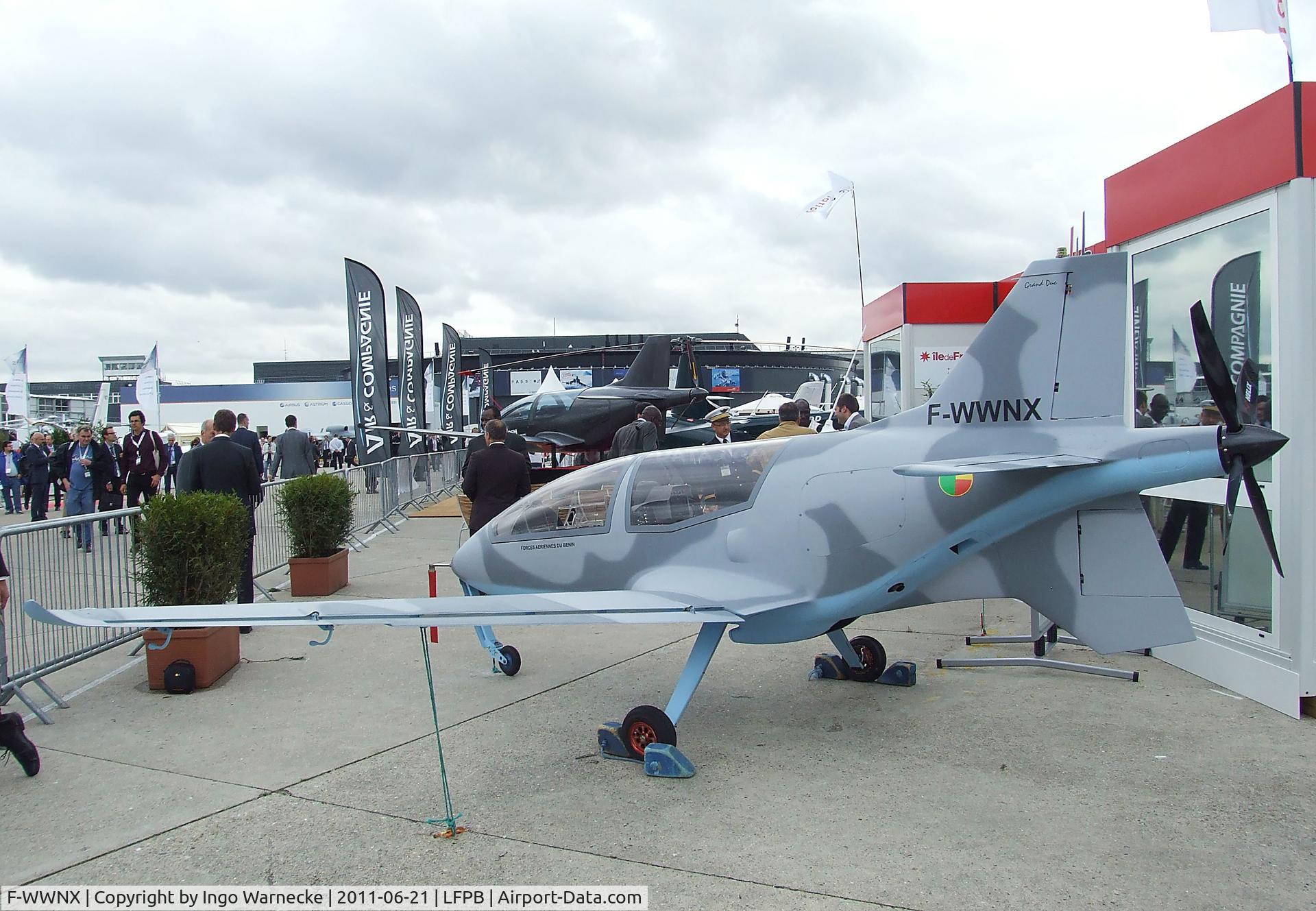 F-WWNX, 2011 LH Aviation LH-10 Ellipse C/N 002, LH Aviation LH-10 Ellipse (with Benin air force markings) at the Aerosalon 2011, Paris