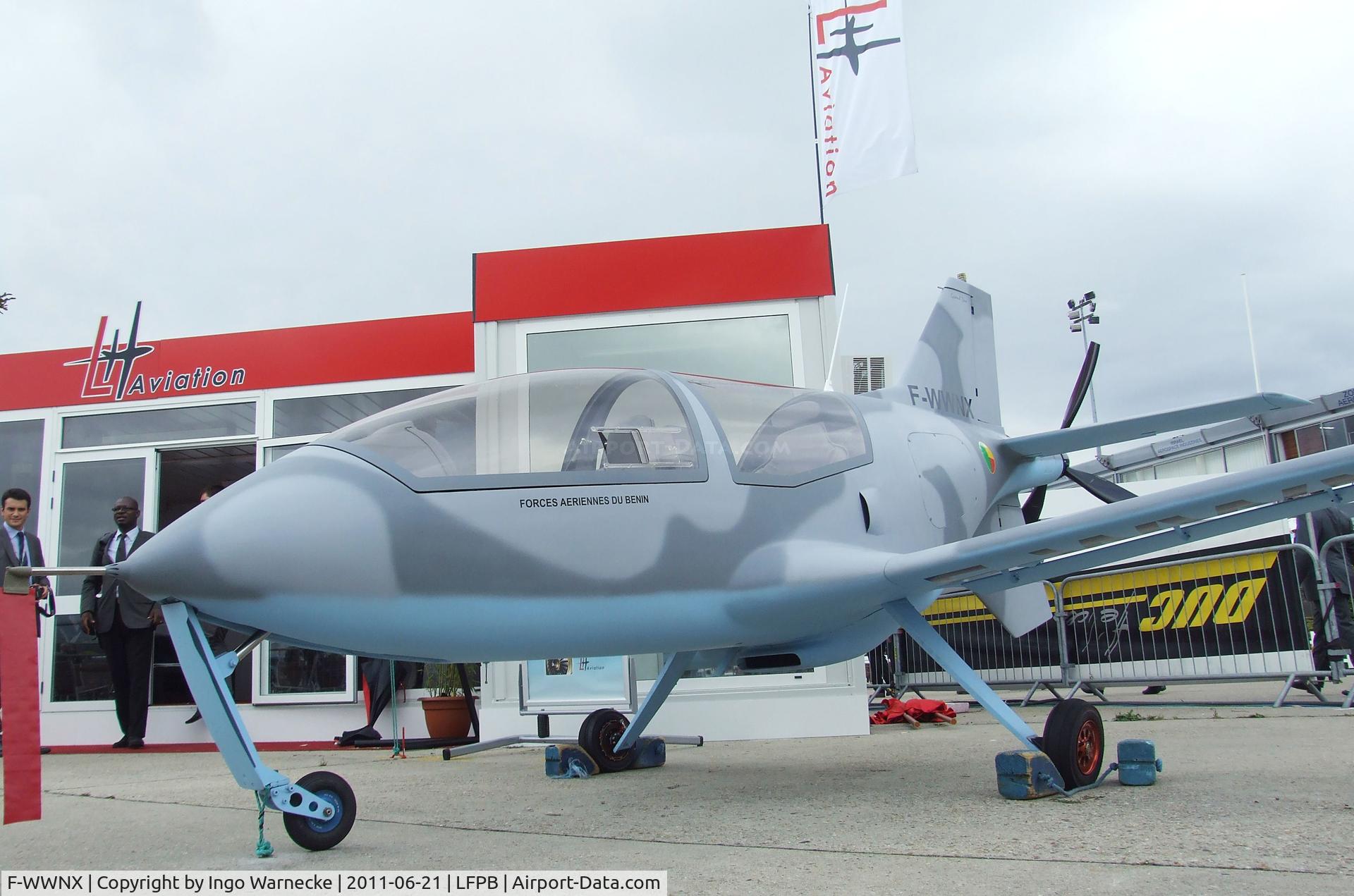 F-WWNX, 2011 LH Aviation LH-10 Ellipse C/N 002, LH Aviation LH-10 Ellipse (with Benin air force markings) at the Aerosalon 2011, Paris