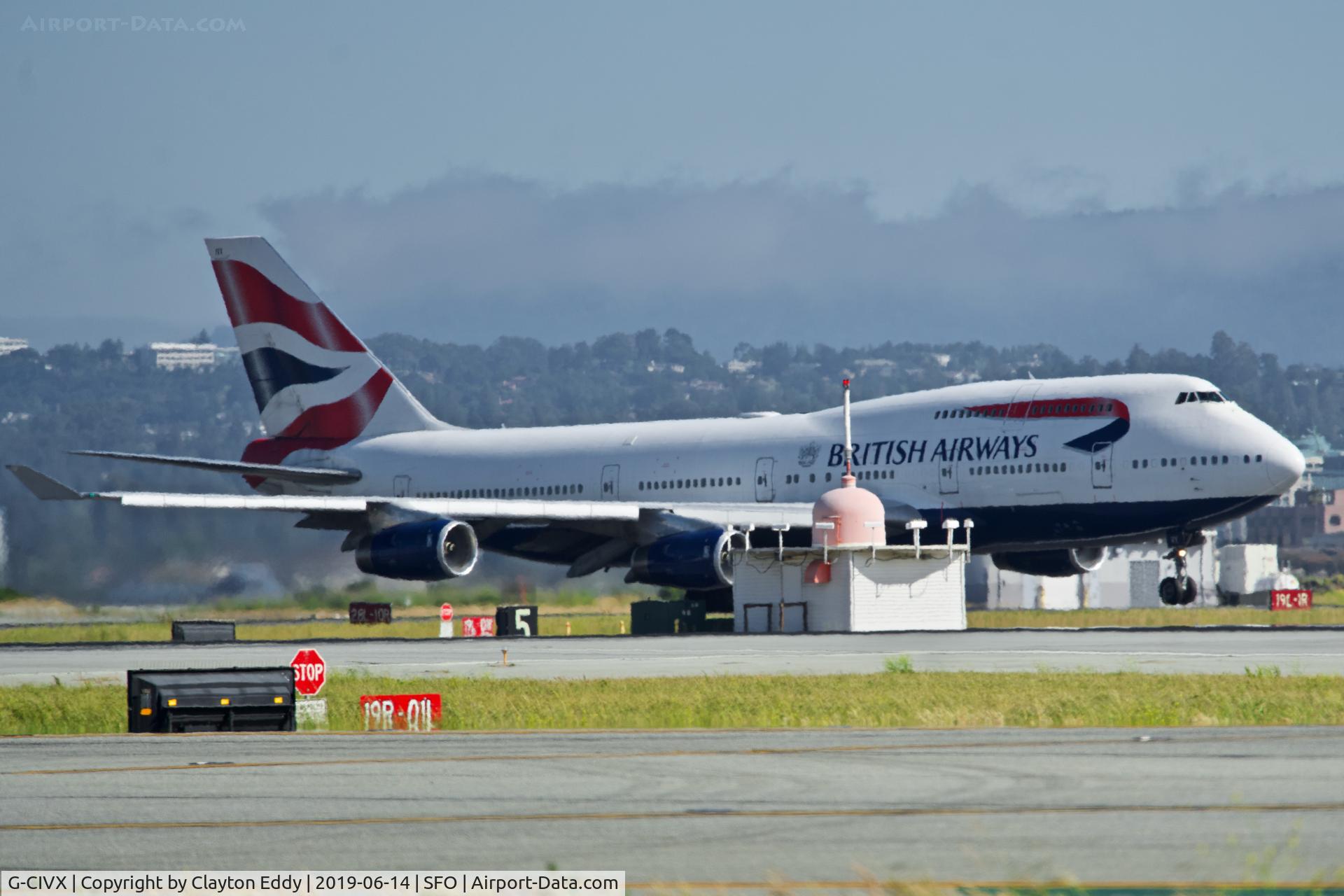 G-CIVX, 1998 Boeing 747-436 C/N 28852, SFO 2019.