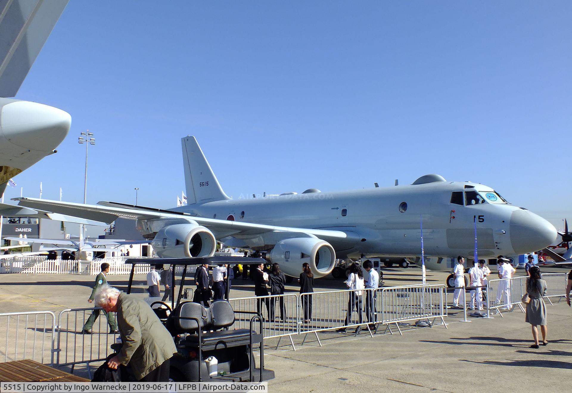5515, Kawasaki P-1 C/N 15, Kawasaki P-1 of the JMSDF at the Aerosalon 2019, Paris