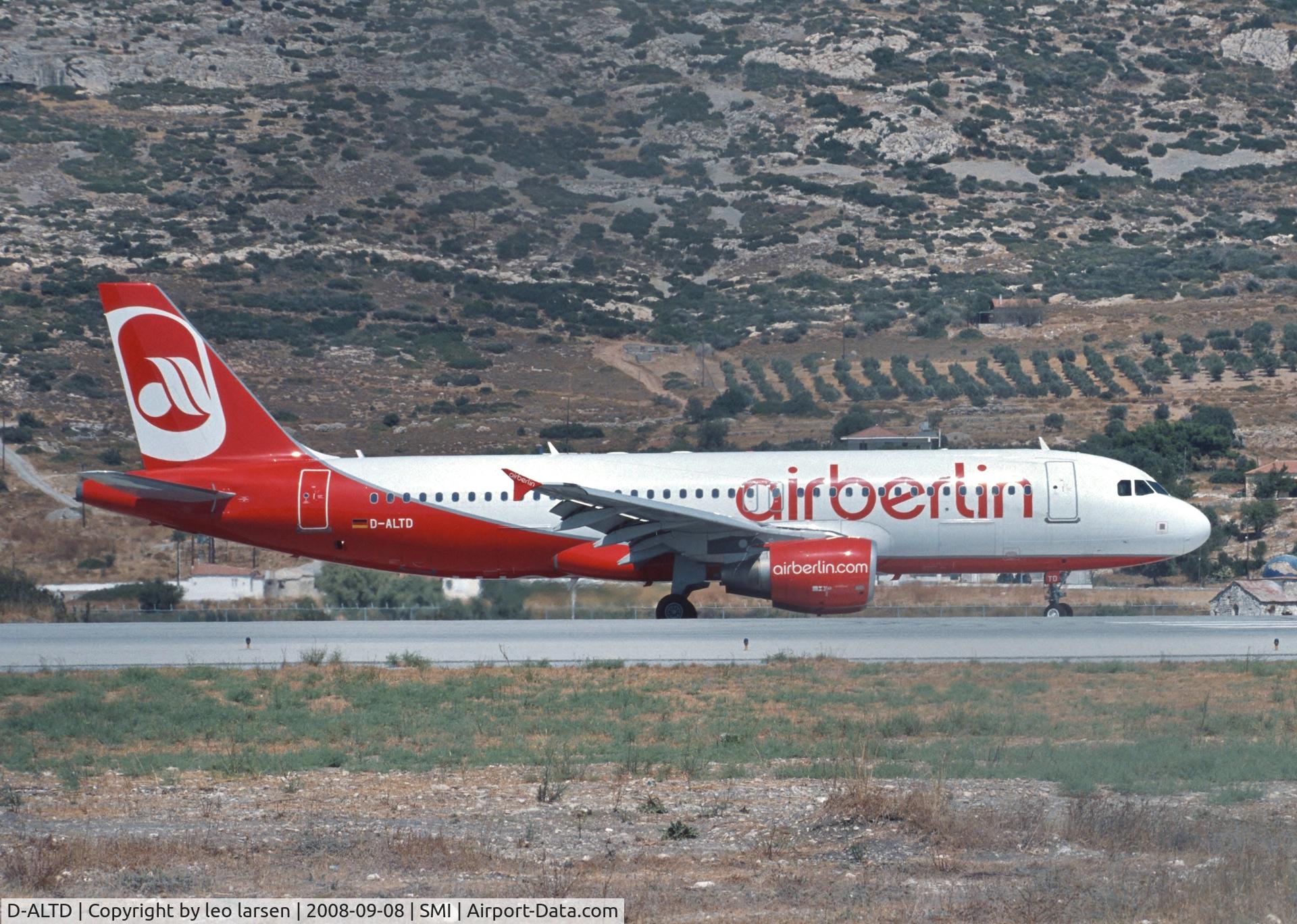 D-ALTD, 2001 Airbus A320-214 C/N 1493, Samos 8.9.2008