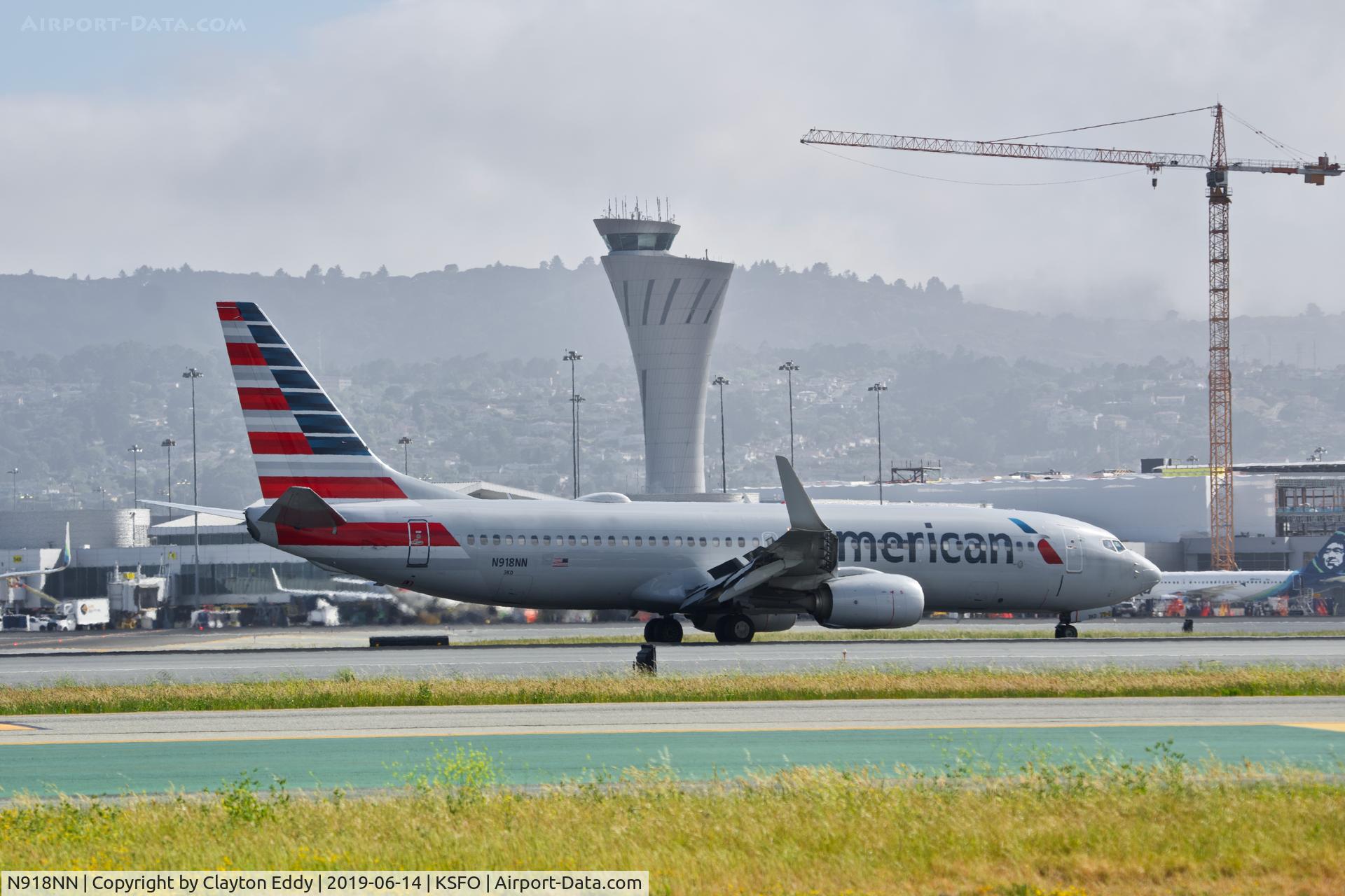 N918NN, 2013 Boeing 737-823 C/N 33228, SFO 2019.