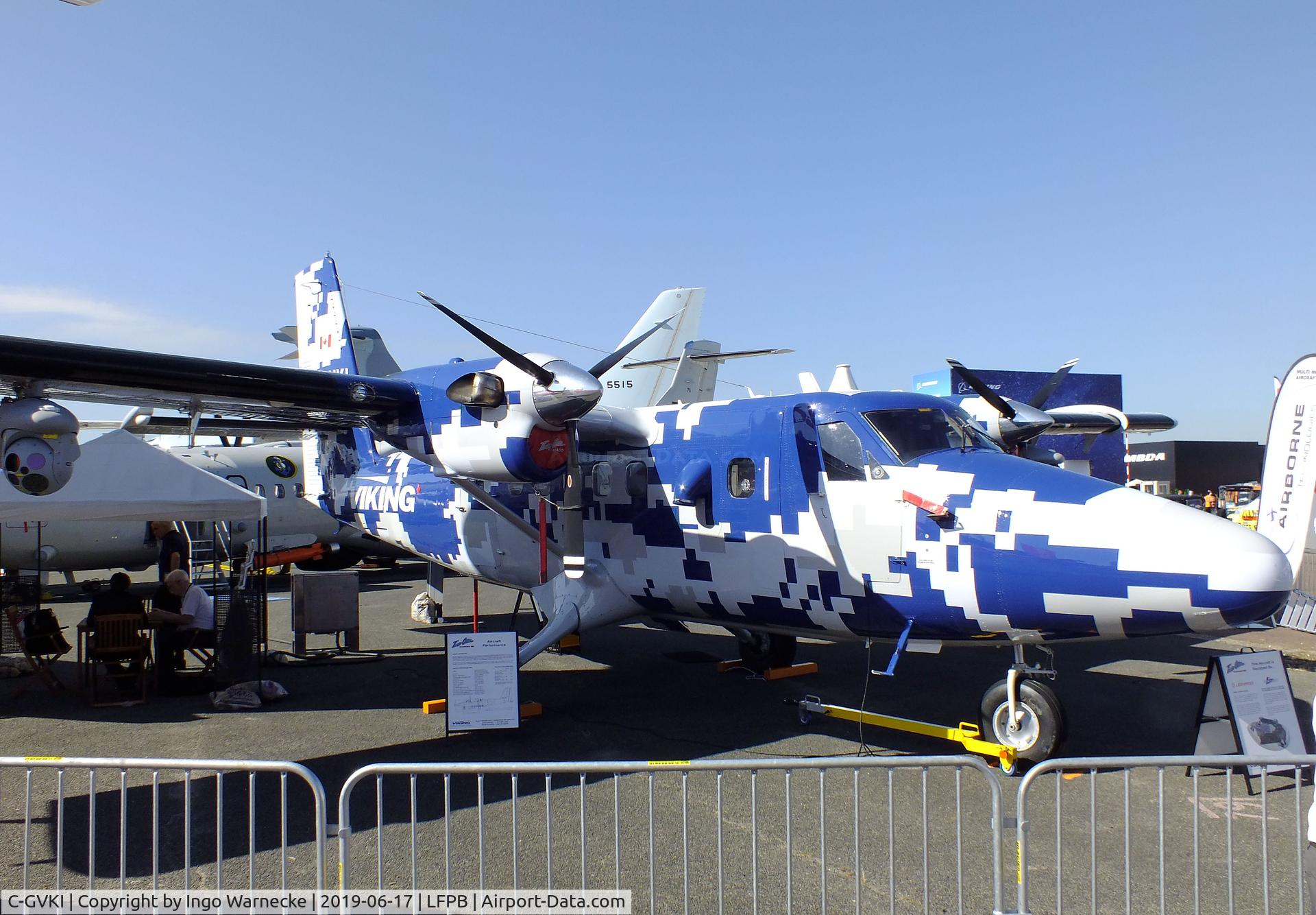 C-GVKI, 2014 Viking DHC-6-400 Twin Otter C/N 897, Viking (De Havilland Canada) DHC-6-400 Twin Otter at the Aerosalon 2019, Paris
