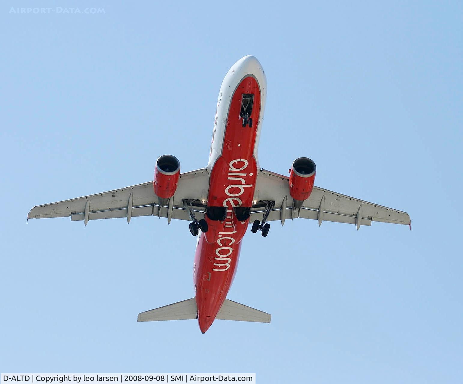 D-ALTD, 2001 Airbus A320-214 C/N 1493, Samos 8.9.2008