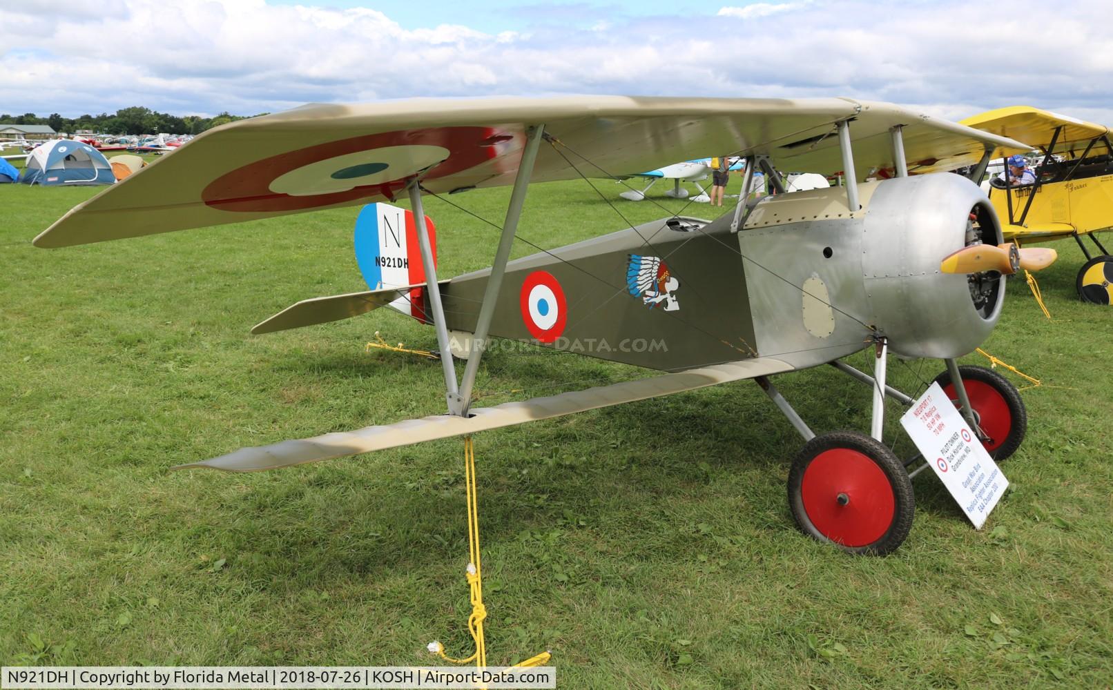 N921DH, 1996 Nieuport II Replica C/N 00736, Air Venture 2018