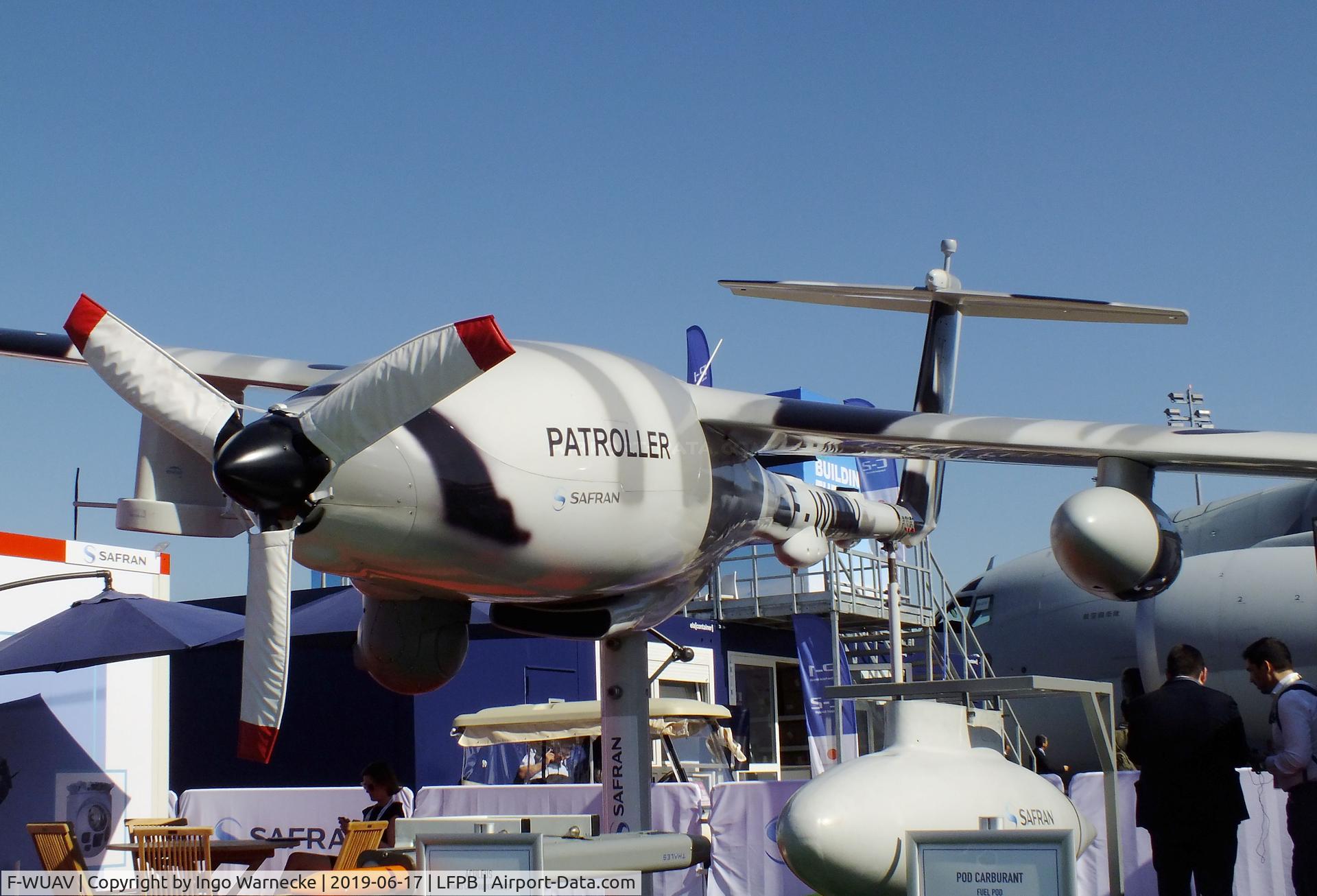 F-WUAV, 2009 Sagem S15 UAV Patroller V1 C/N 005, Sagem (Stemme) S15 UAV Patroller V1 at the Aerosalon 2019, Paris