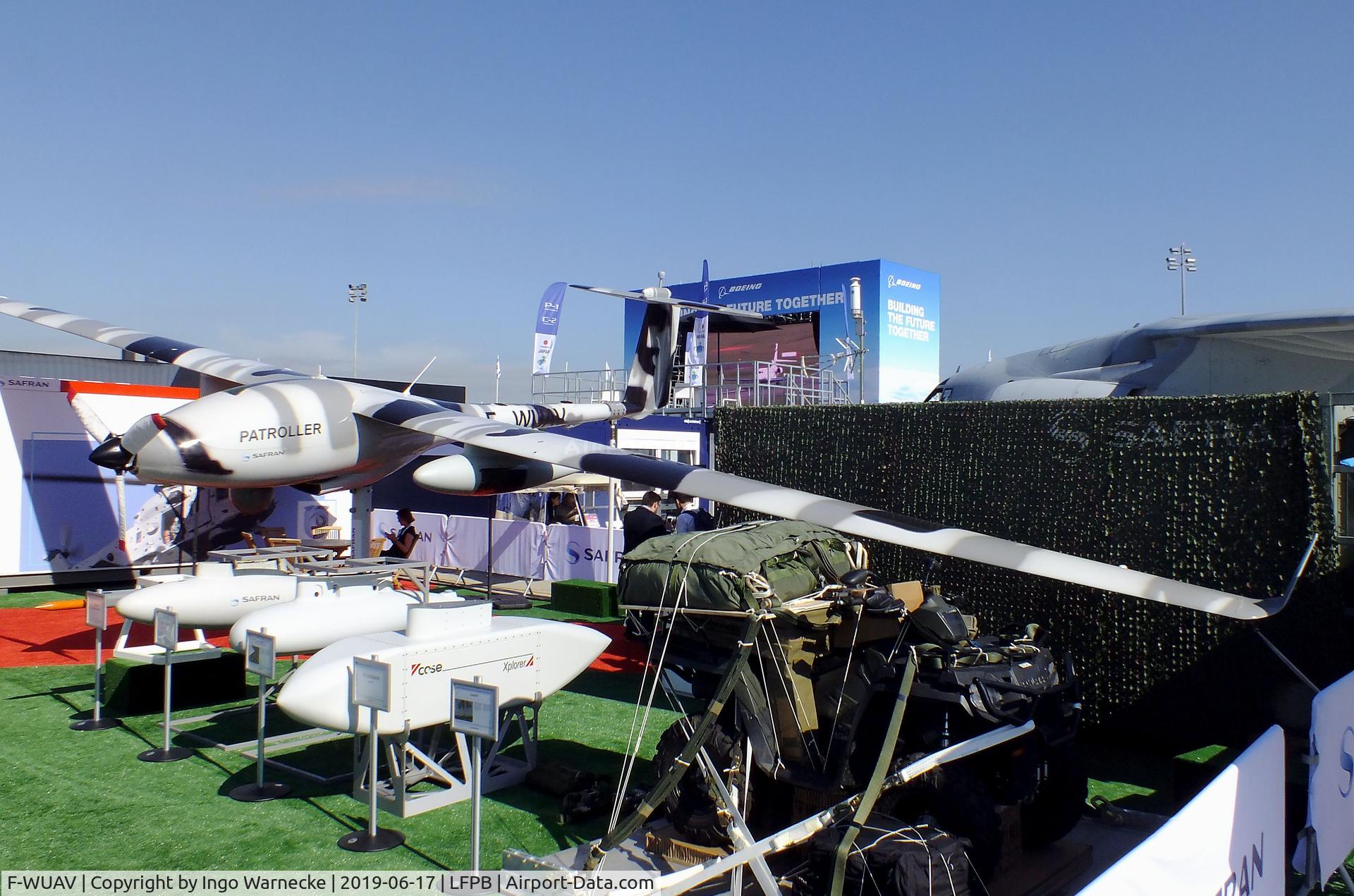 F-WUAV, 2009 Sagem S15 UAV Patroller V1 C/N 005, Sagem (Stemme) S15 UAV Patroller V1 at the Aerosalon 2019, Paris