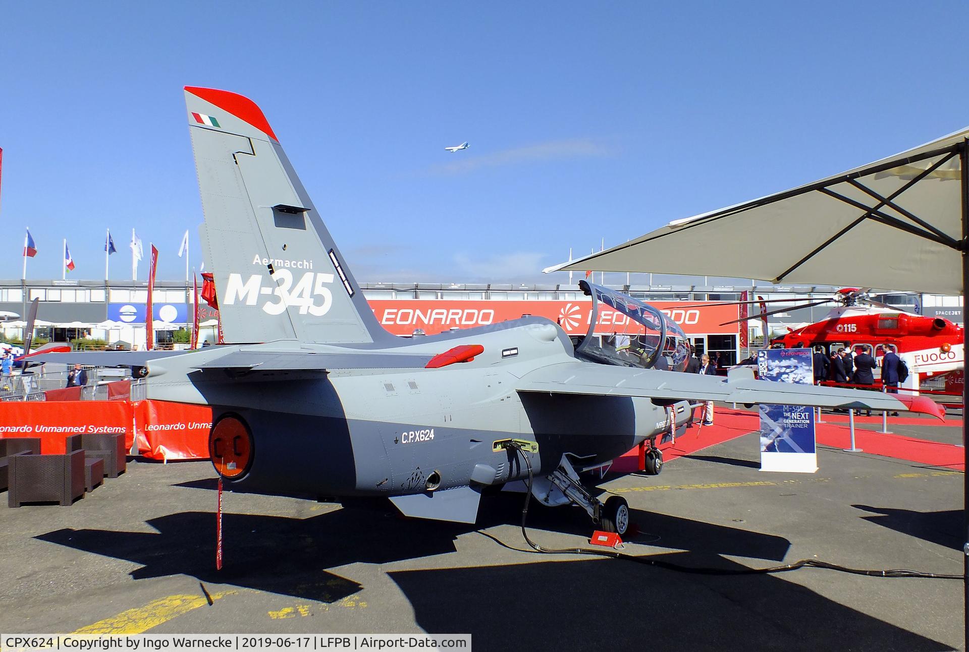CPX624, Alenia Aermacchi M-345 HET C/N 001, Alenia Aermacchi M-345-HET at the Aerosalon 2019, Paris