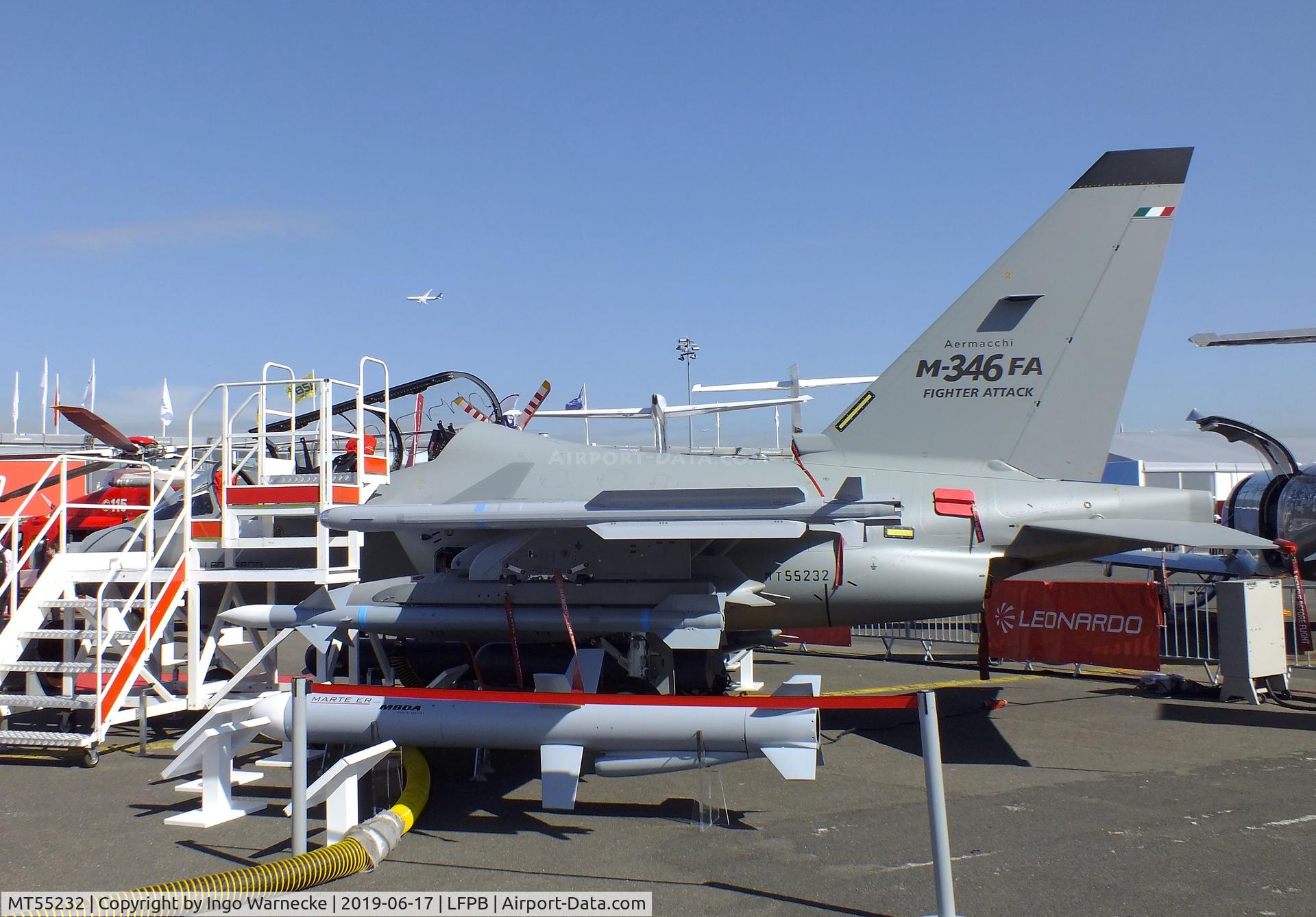 MT55232, Leonardo M-346FA Master C/N unknown_MT55232, Alenia Aermacchi M-346 Master at the Aerosalon 2019, Paris