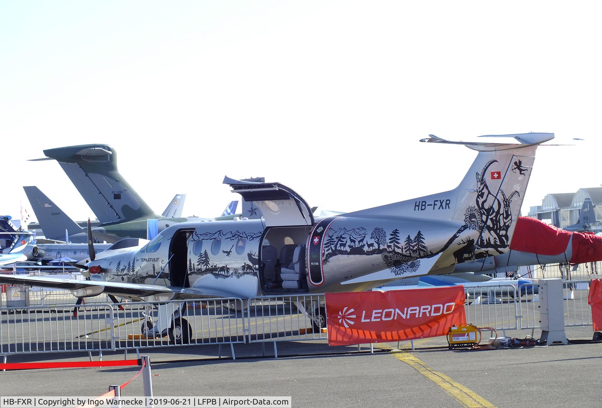 HB-FXR, 2019 Pilatus PC-12-NG C/N 1862, Pilatus PC-12-NG at the Aerosalon 2019, Paris