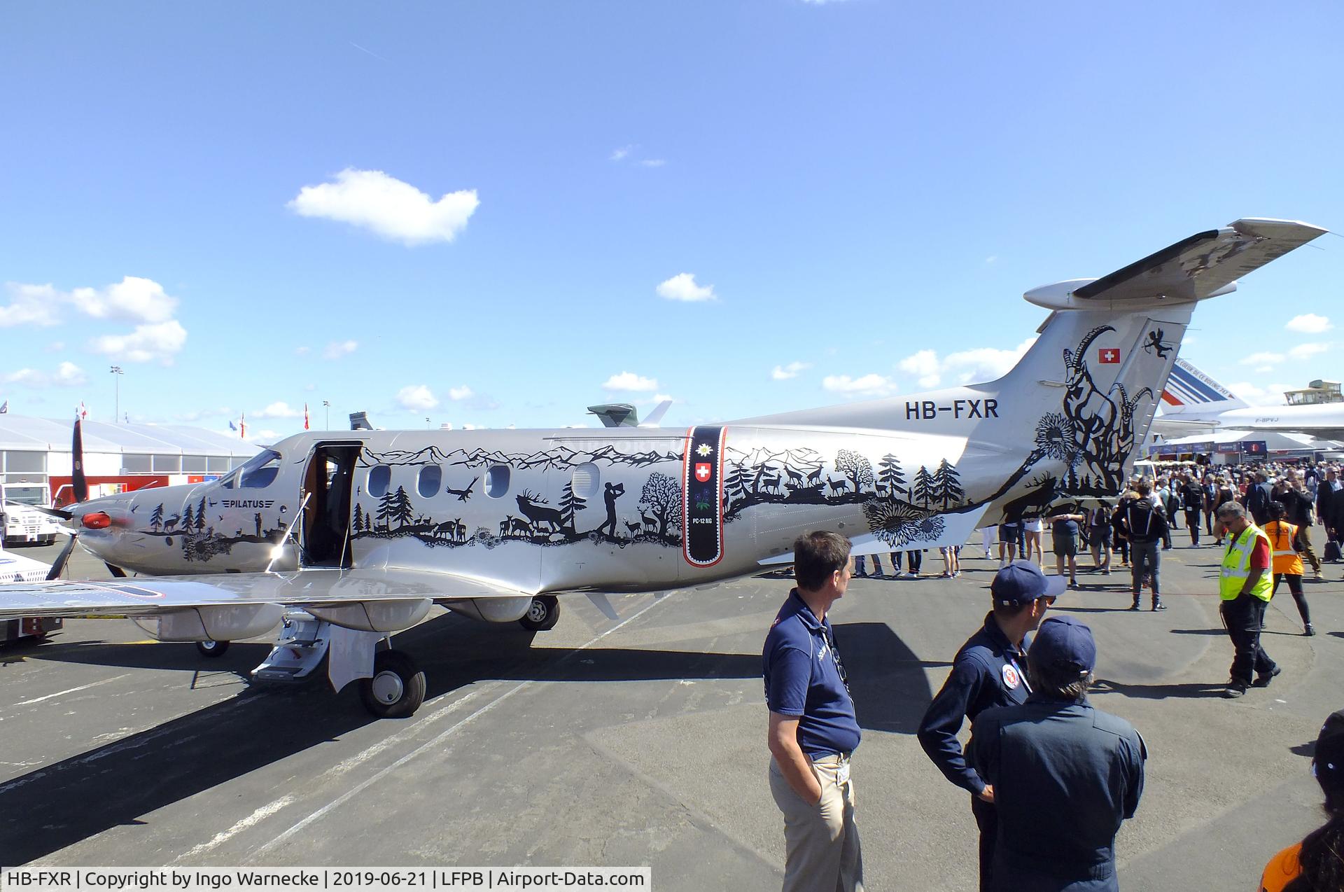 HB-FXR, 2019 Pilatus PC-12-NG C/N 1862, Pilatus PC-12-NG at the Aerosalon 2019, Paris