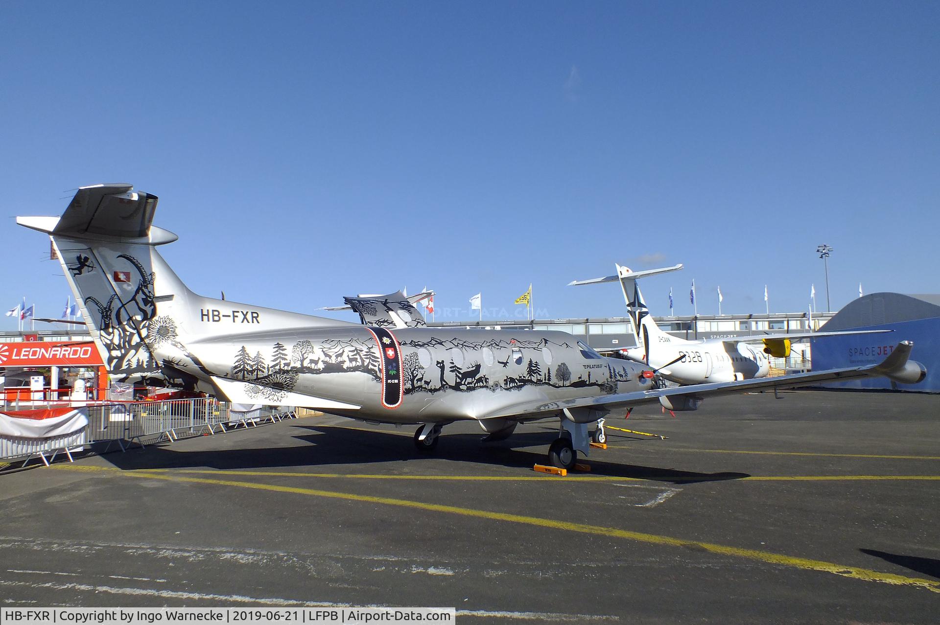 HB-FXR, 2019 Pilatus PC-12-NG C/N 1862, Pilatus PC-12-NG at the Aerosalon 2019, Paris