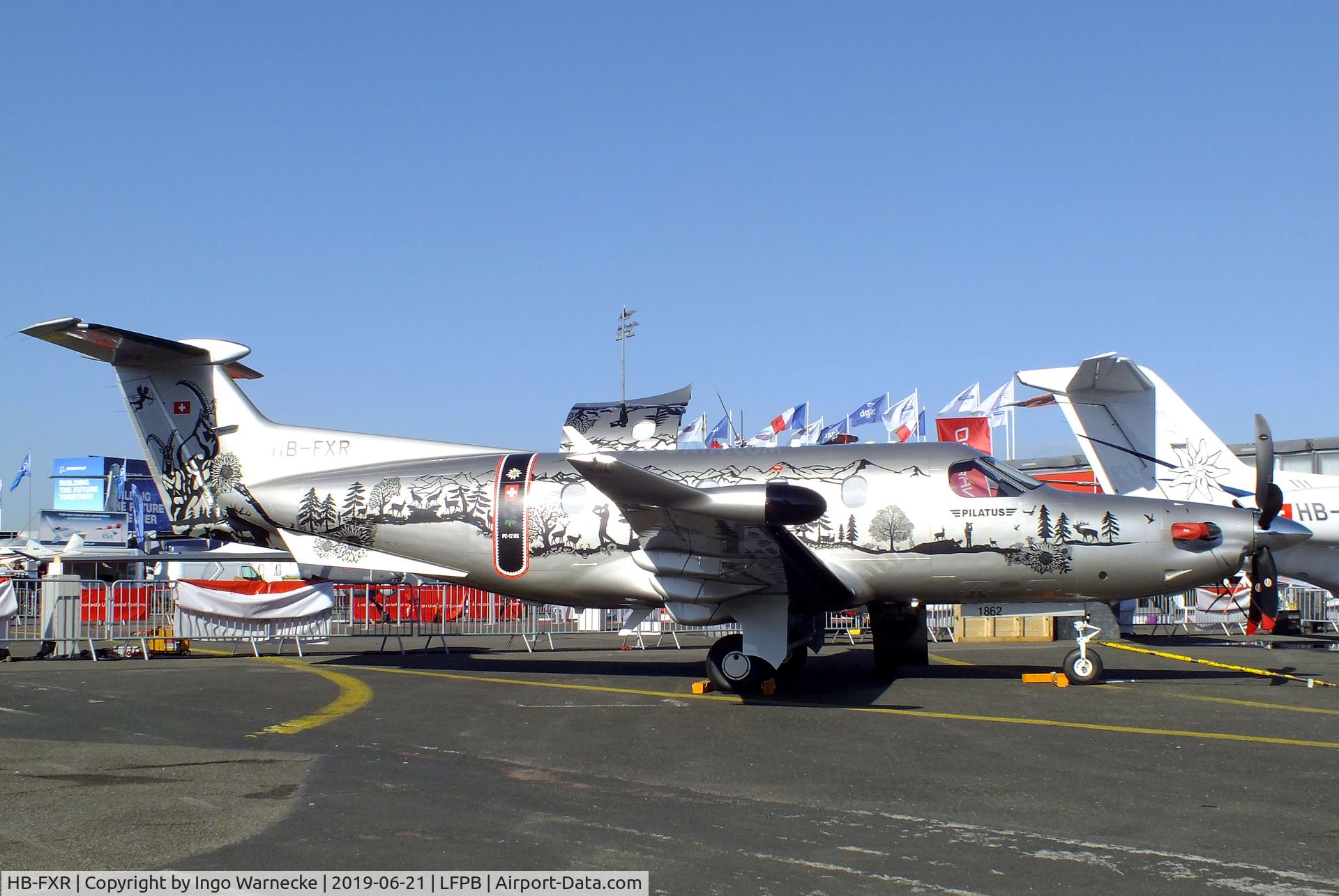 HB-FXR, 2019 Pilatus PC-12-NG C/N 1862, Pilatus PC-12-NG at the Aerosalon 2019, Paris