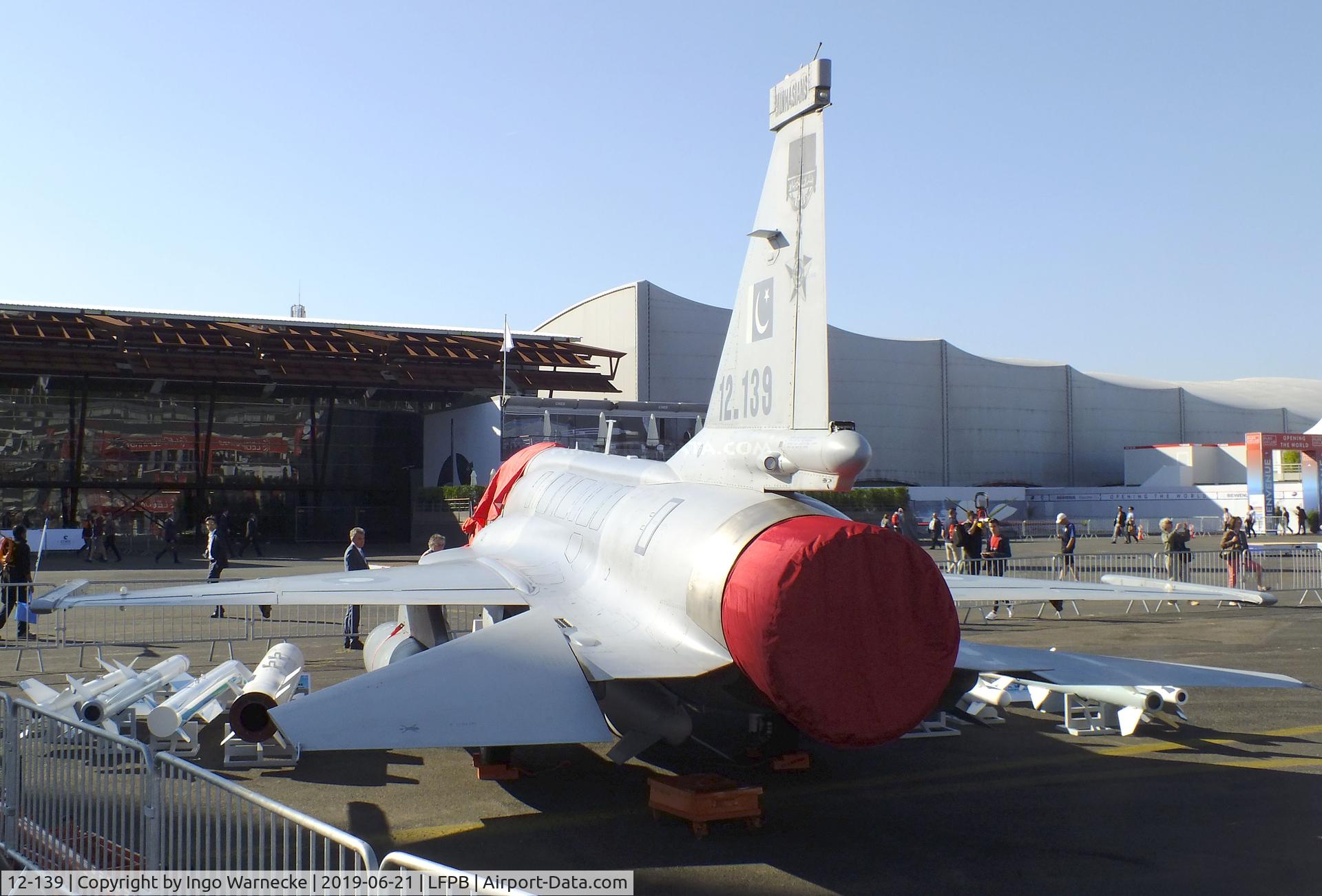 12-139, PAC JF-17 Thunder C/N FC10131, PAC JF-17 Thunder / CAC FC-1 Xiao Long of the Pakistan Air Force at the Aerosalon 2019, Paris