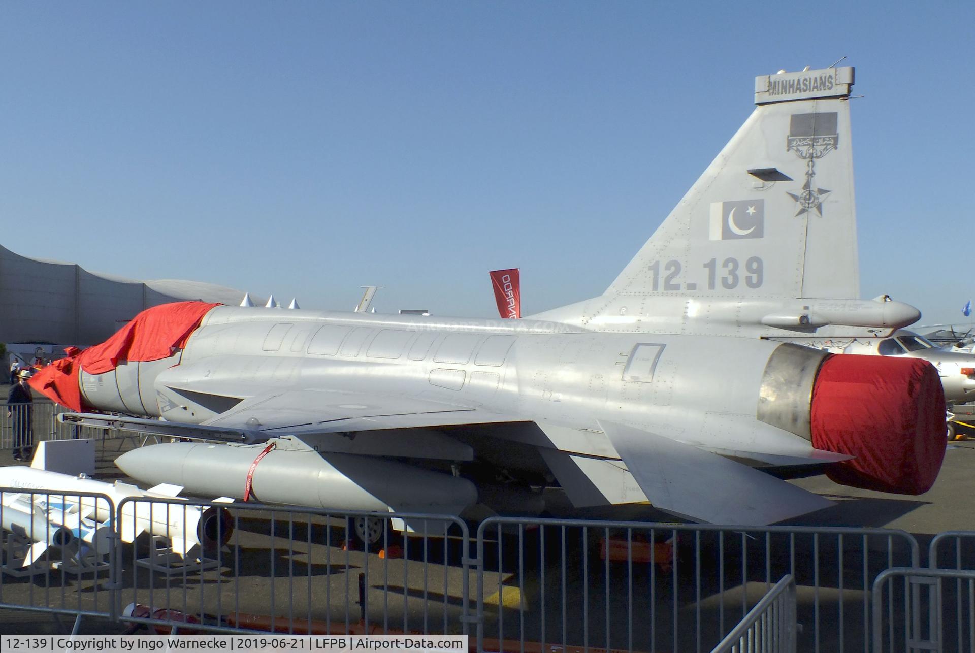 12-139, PAC JF-17 Thunder C/N FC10131, PAC JF-17 Thunder / CAC FC-1 Xiao Long of the Pakistan Air Force at the Aerosalon 2019, Paris