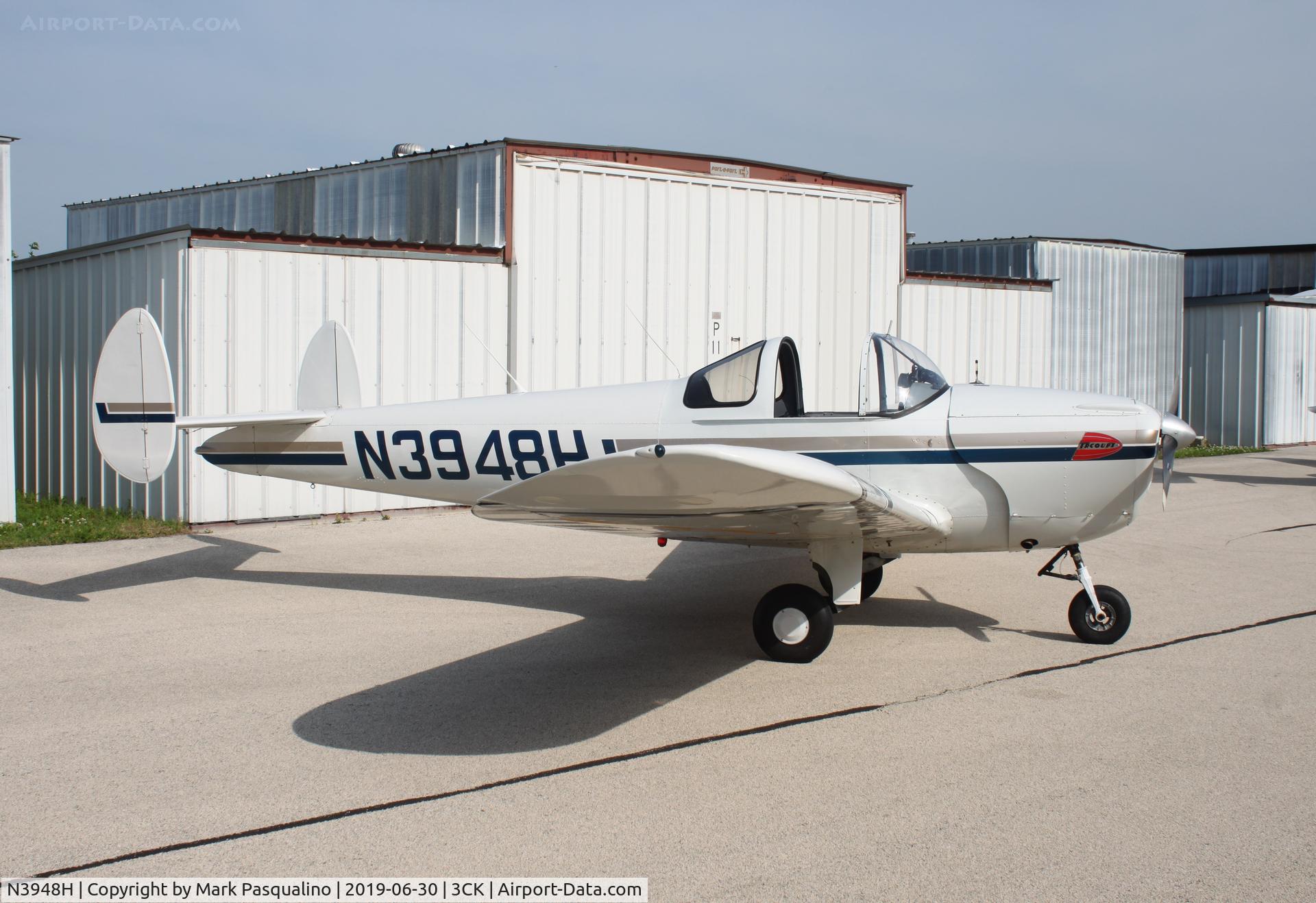 N3948H, 1947 Erco 415CD Ercoupe C/N 4649, Ercoupe 415-CD