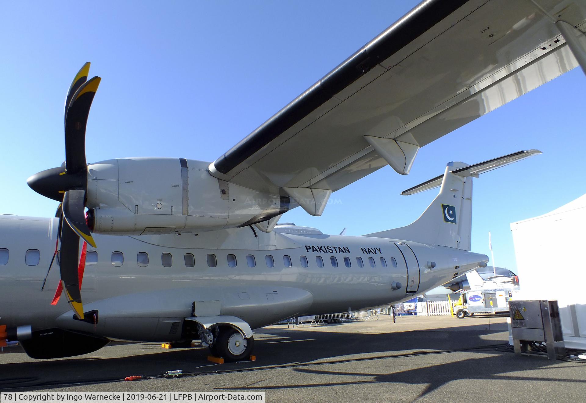 78, 2004 ATR 72-212A MPA C/N 712, ATR 72-212A MPA of the Pakistan Navy at the Aerosalon 2019, Paris