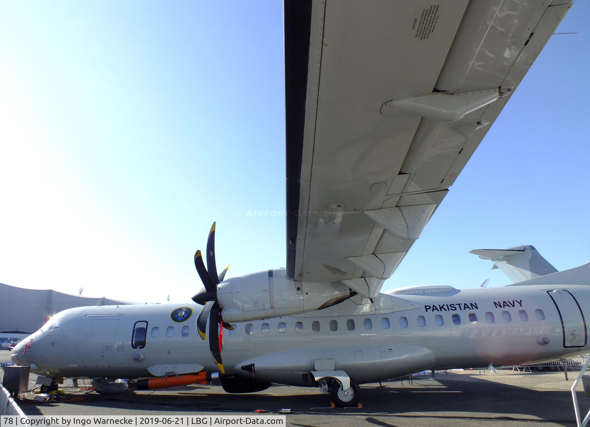 78, 2004 ATR 72-212A MPA C/N 712, ATR 72-212A MPA of the Pakistan Navy at the Aerosalon 2019, Paris