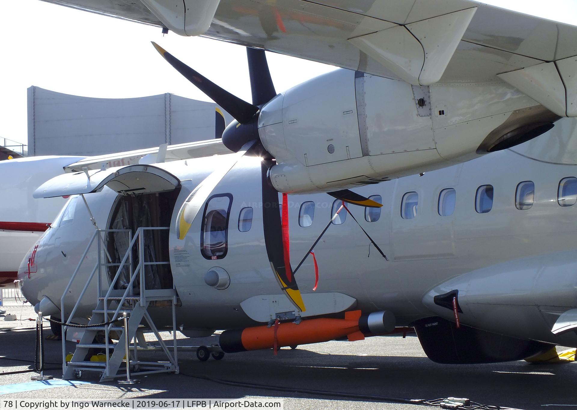 78, 2004 ATR 72-212A MPA C/N 712, ATR 72-212A MPA of the Pakistan Navy at the Aerosalon 2019, Paris
