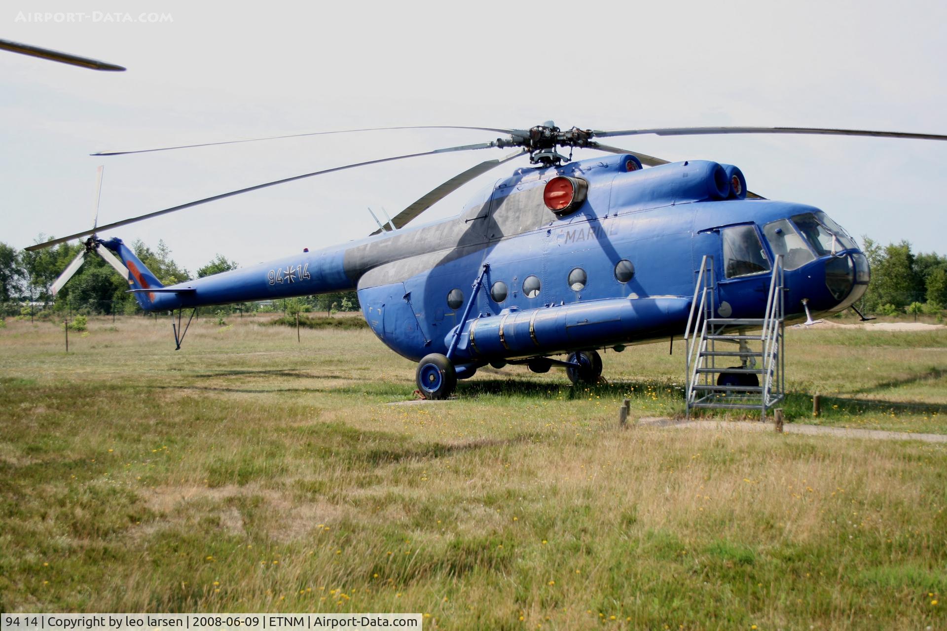 94 14, Mil Mi-8TB Hip C/N 10575, Aeronauticum Nordholz 9.6.2008