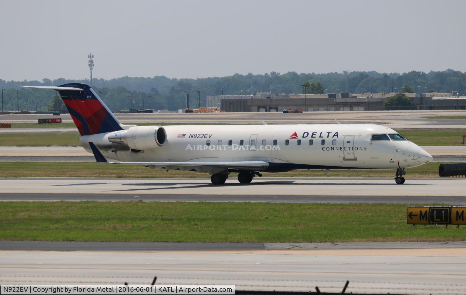N922EV, 2003 Bombardier CRJ-200ER (CL-600-2B19) C/N 7822, ATL Spotting
