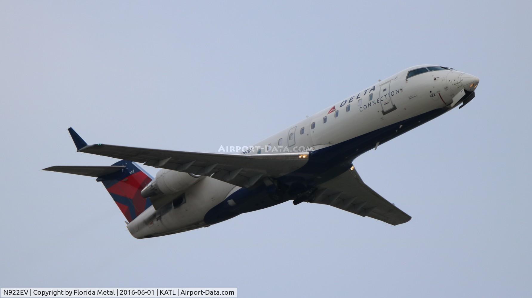 N922EV, 2003 Bombardier CRJ-200ER (CL-600-2B19) C/N 7822, ATL spotting
