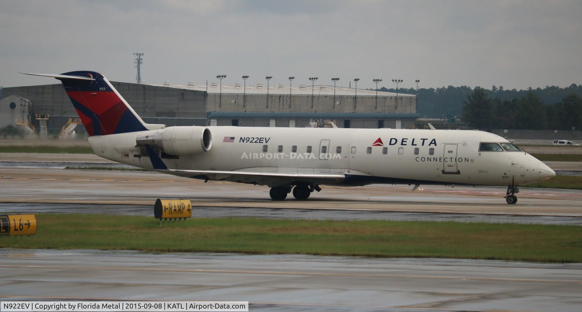 N922EV, 2003 Bombardier CRJ-200ER (CL-600-2B19) C/N 7822, ATL spotting