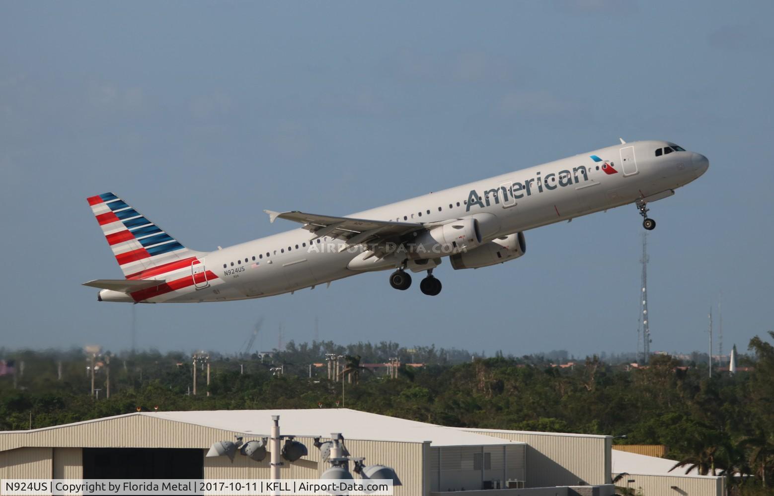 N924US, 2015 Airbus A321-231 C/N 6569, FLL spotting