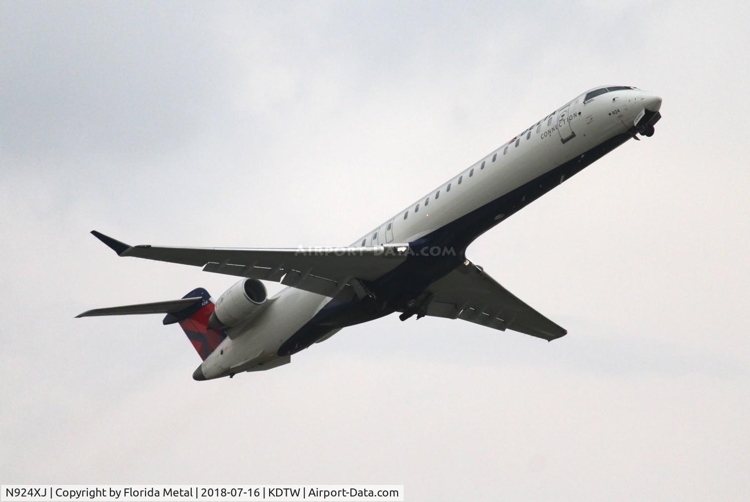 N924XJ, 2008 Bombardier CRJ-900ER (CL-600-2D24) C/N 15179, DTW spotting