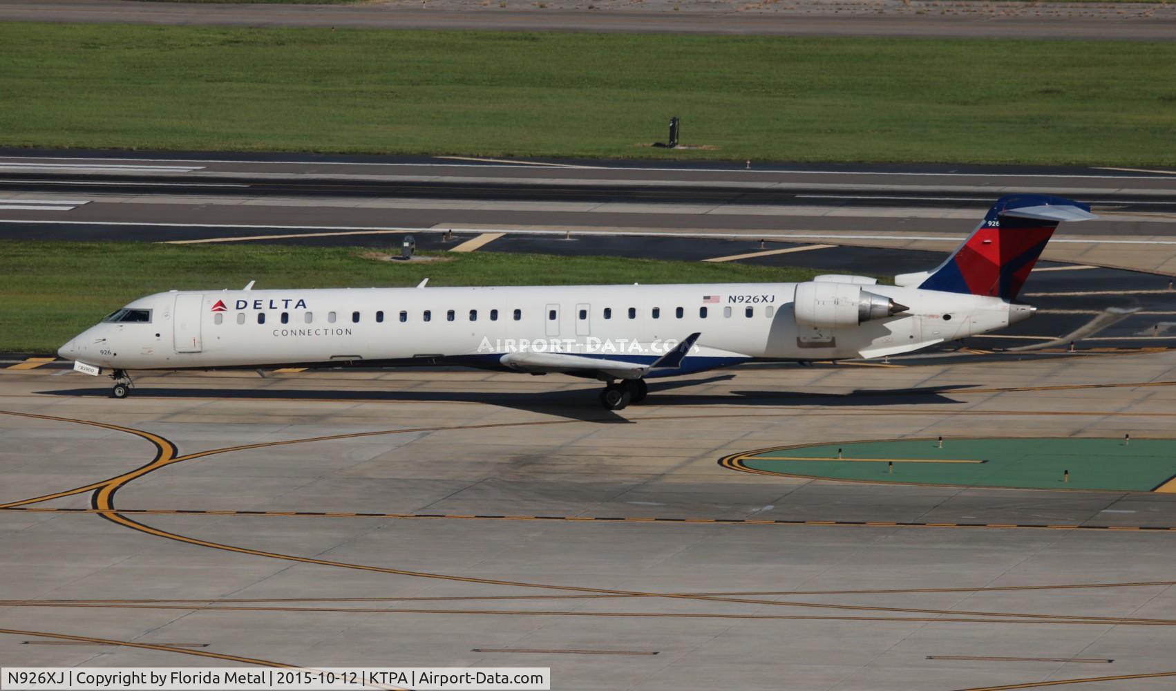 N926XJ, 2008 Canadair CL-600-2D24 Regional Jet CRJ-900 C/N 15184, TPA spotting