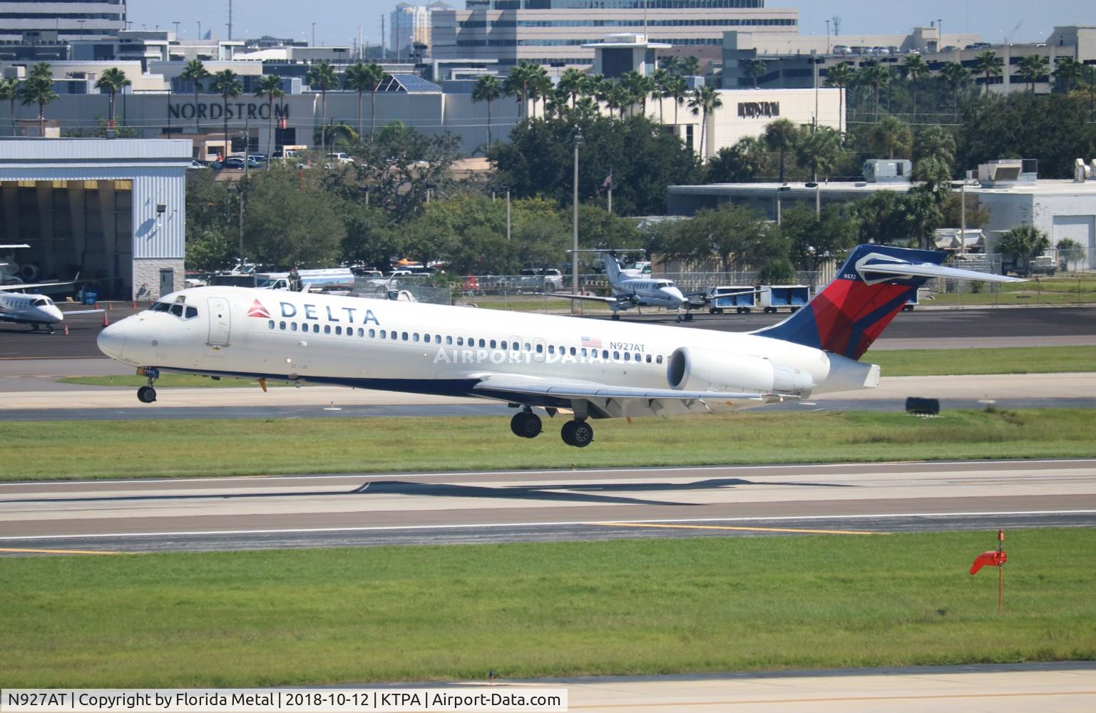 N927AT, 2000 Boeing 717-200 C/N 55077, TPA spotting