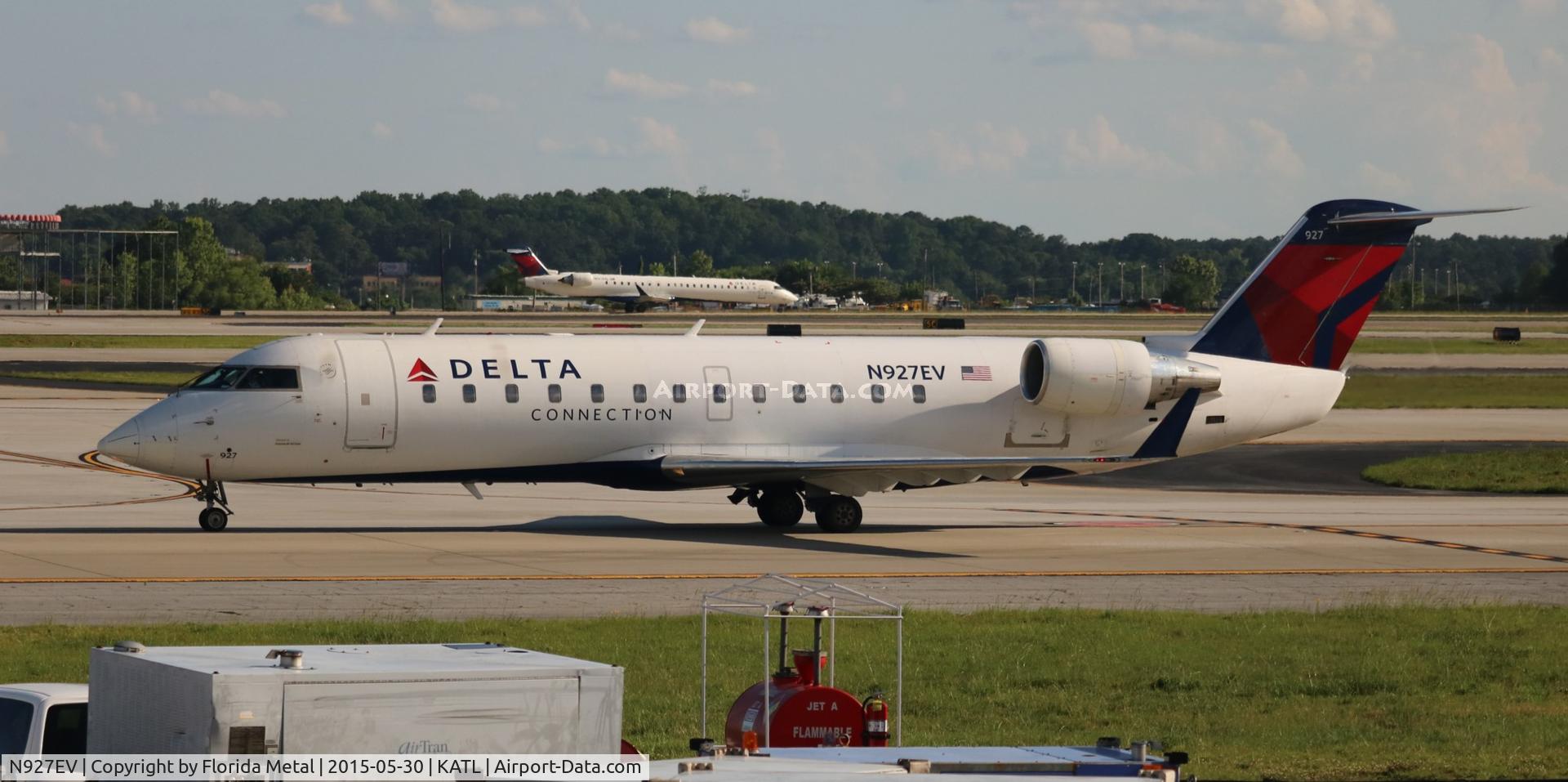 N927EV, 2003 Bombardier CRJ-200ER (CL-600-2B19 C/N 7844, ATL spotting