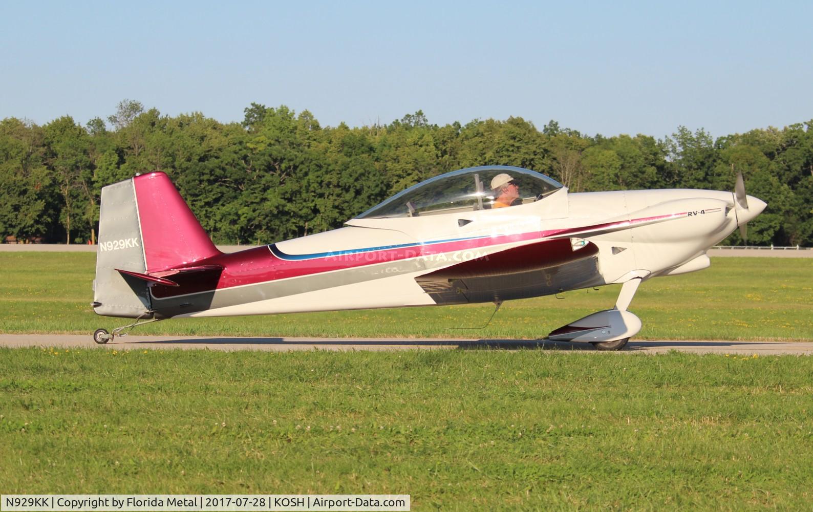 N929KK, 2002 Vans RV-4 C/N 1195, Air Venture 2017