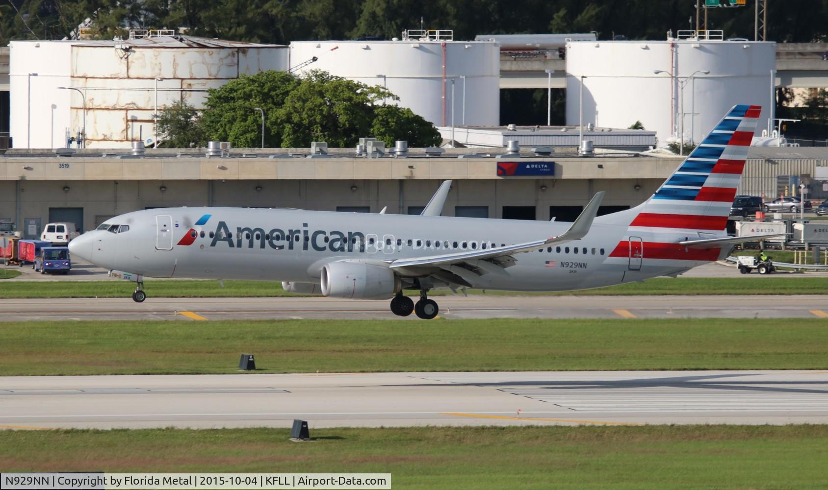 N929NN, 2012 Boeing 737-823 C/N 33322, FLL spotting