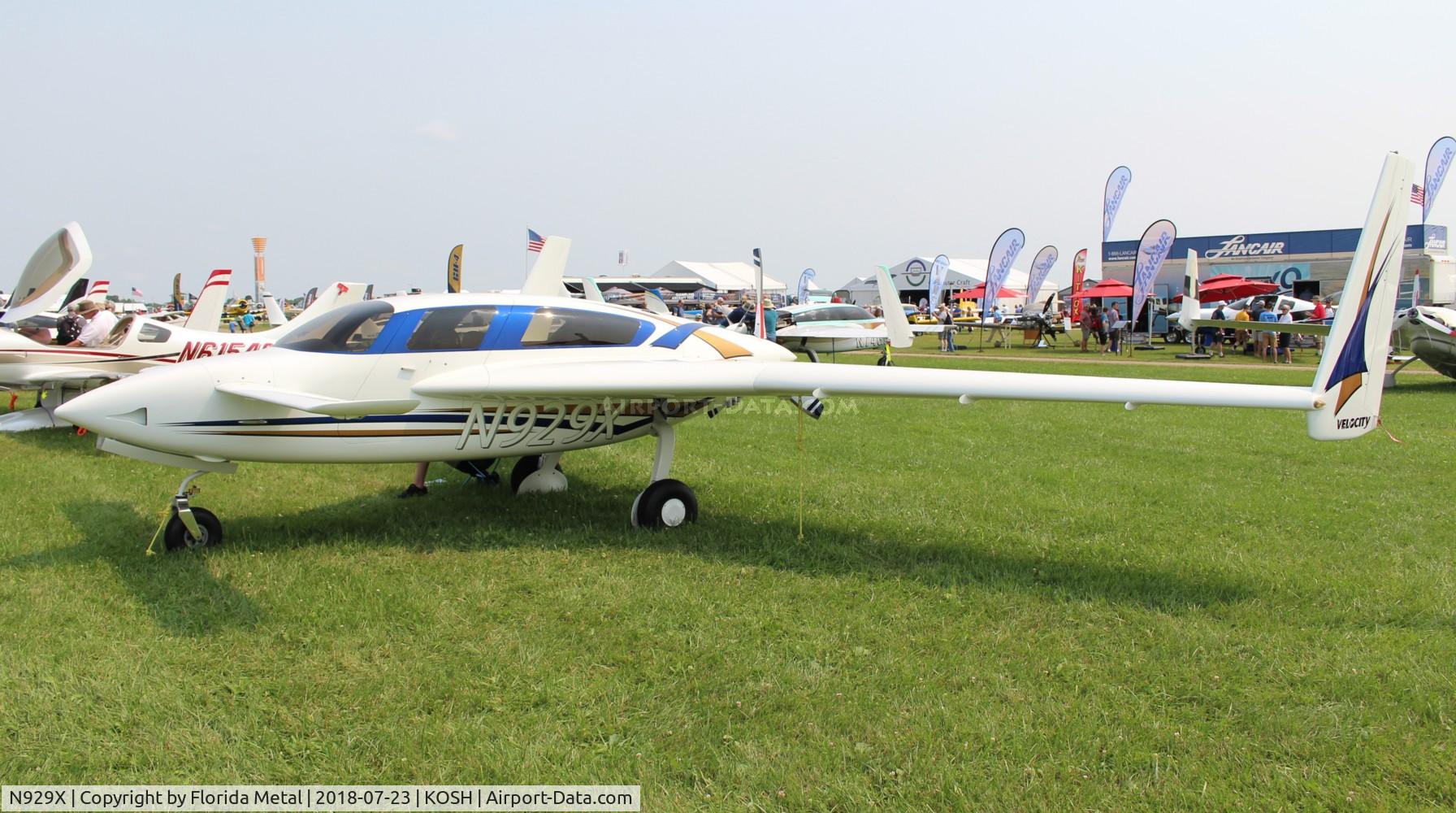 N929X, Velocity Velocity XL5 RG C/N 3RX156, Air Venture 2018