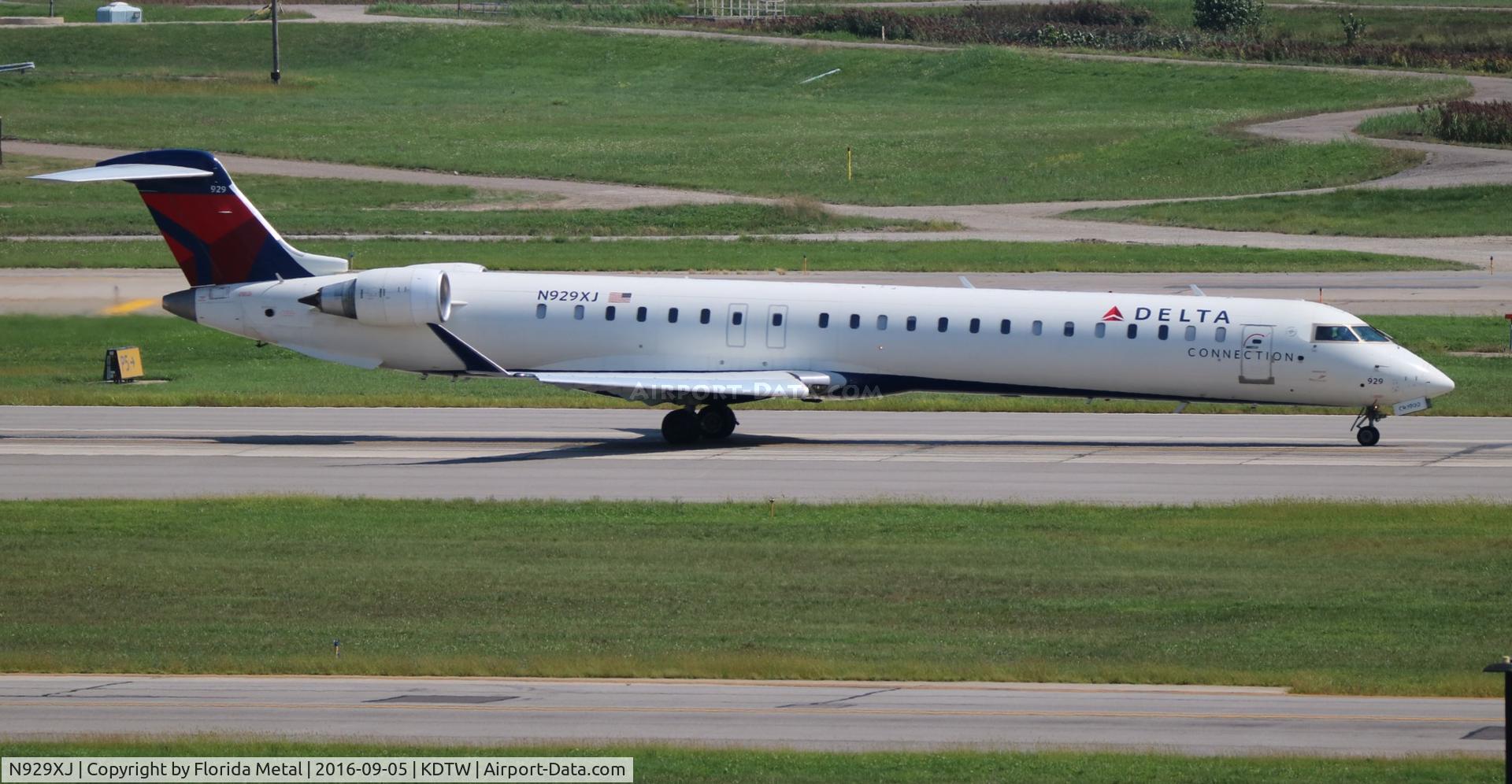 N929XJ, 2008 Bombardier CRJ-900ER (CL-600-2D24) C/N 15191, DTW spotting