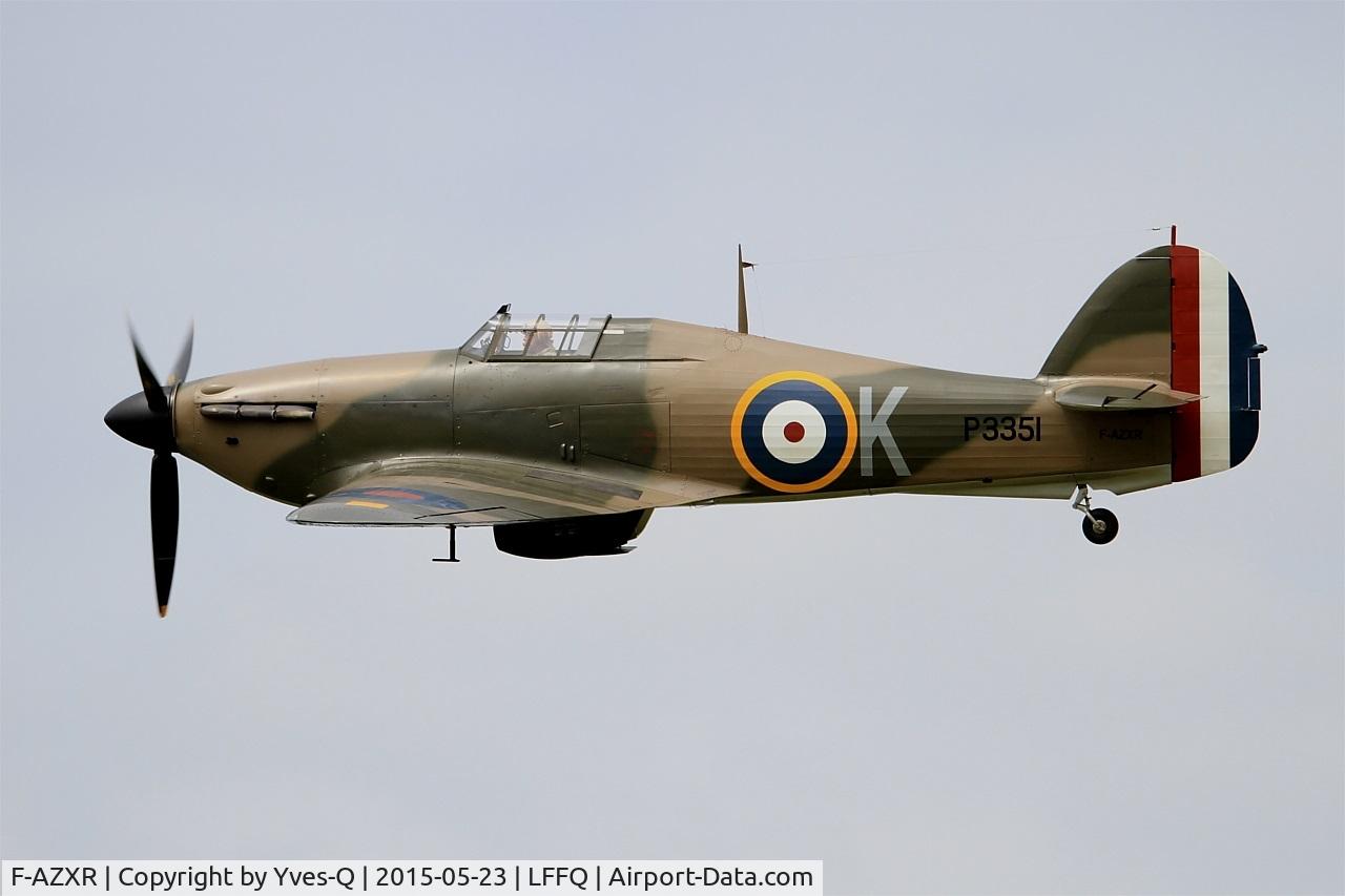 F-AZXR, Hawker Hurricane IIA C/N Not found ZK-TPK, Hawker Hurricane Mk.IIa, On display, La Ferté-Alais airfield (LFFQ) Airshow 2015