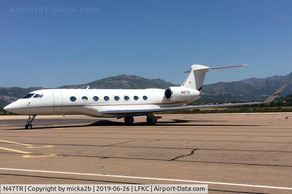 N47TR, 2014 Gulfstream Aerospace G650 (G-VI) C/N 6101, Parked