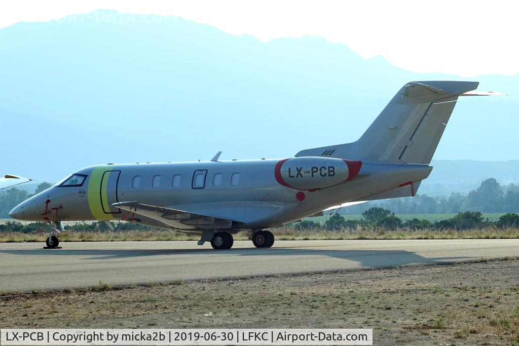 LX-PCB, 2018 Pilatus PC-24 C/N 116, Parked